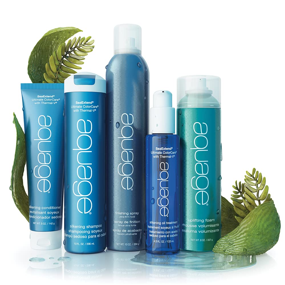 AQUAGE Uplifting Foam, Weightless Volume Building Styling Product, Delivers Soft, Natural Looking Hair Full of Body and Bounce, 8 oz