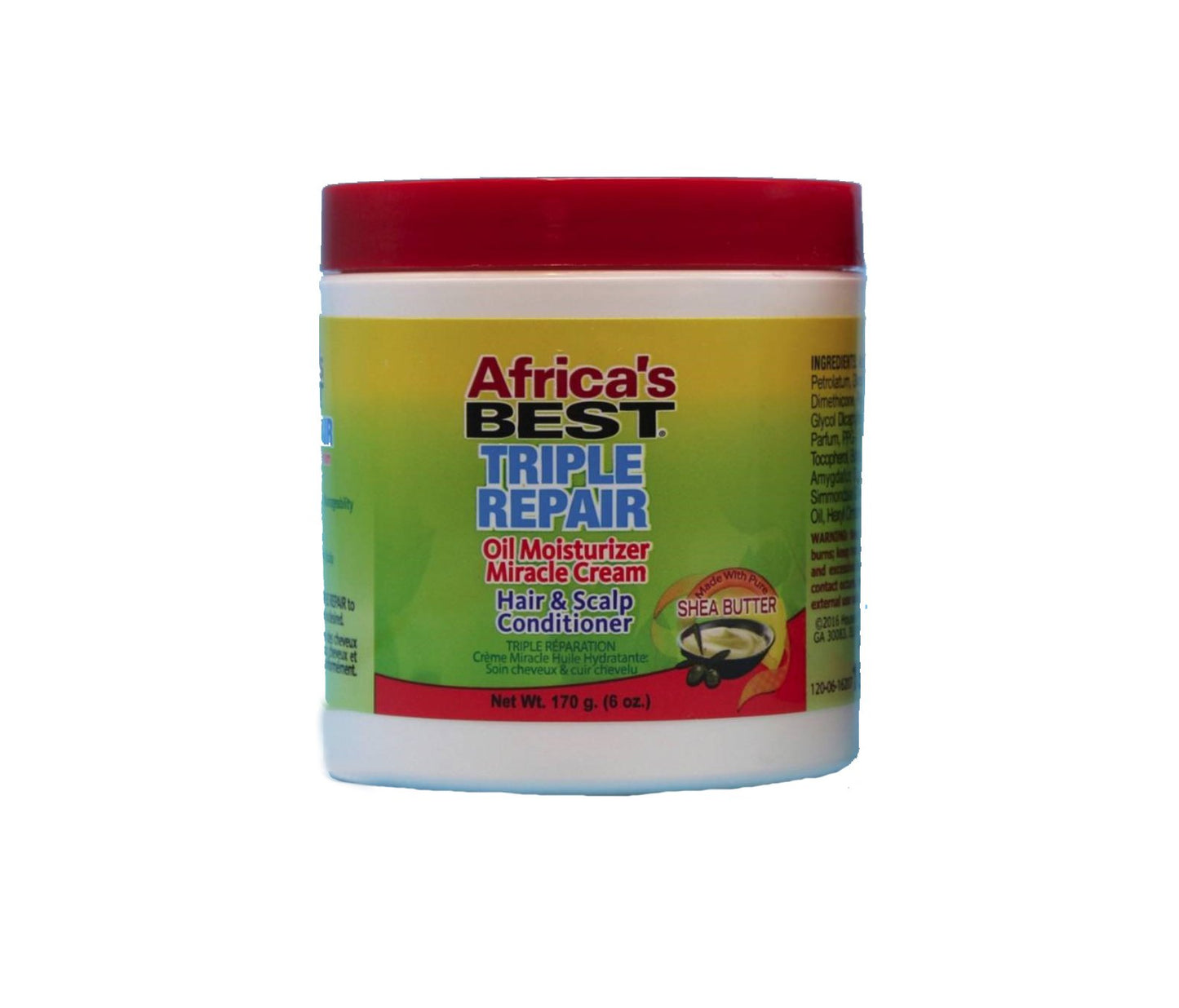 Africa's Best Triple Repair Oil Moisturizer Hair and Scalp Conditioner, 6 Ounce (Packaging May Vary)