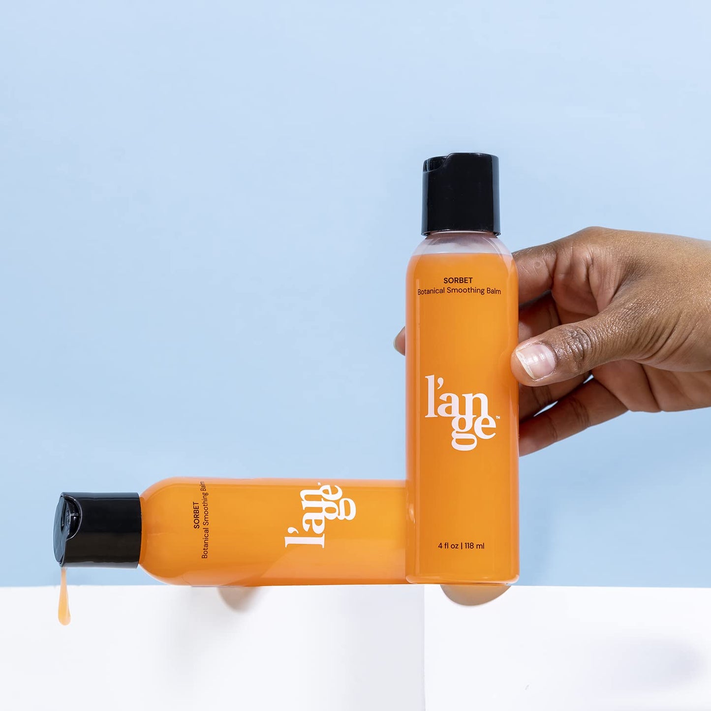 L'ANGE HAIR Sorbet Botanical Smoothing Balm | Biotin Leave-In Conditioner for Frizzy Hair & Curly Hair Styling | Best Anti-Frizz Hair Straightening Products | Extention Safe