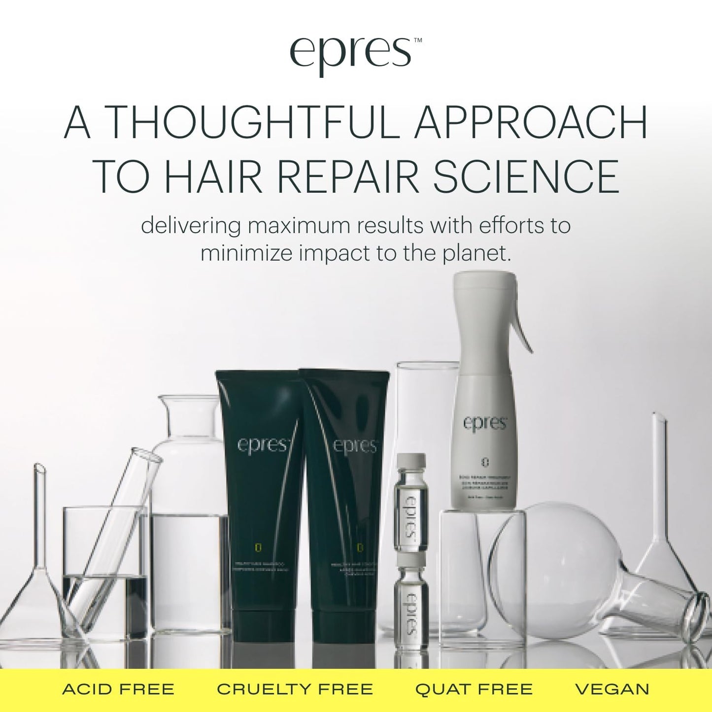 epres Healthy Hair Conditioner, Bond Repair for Stronger Shinier Hair, Lightweight Formula Backed By Science, Scalp Health & Hydration, 32 oz