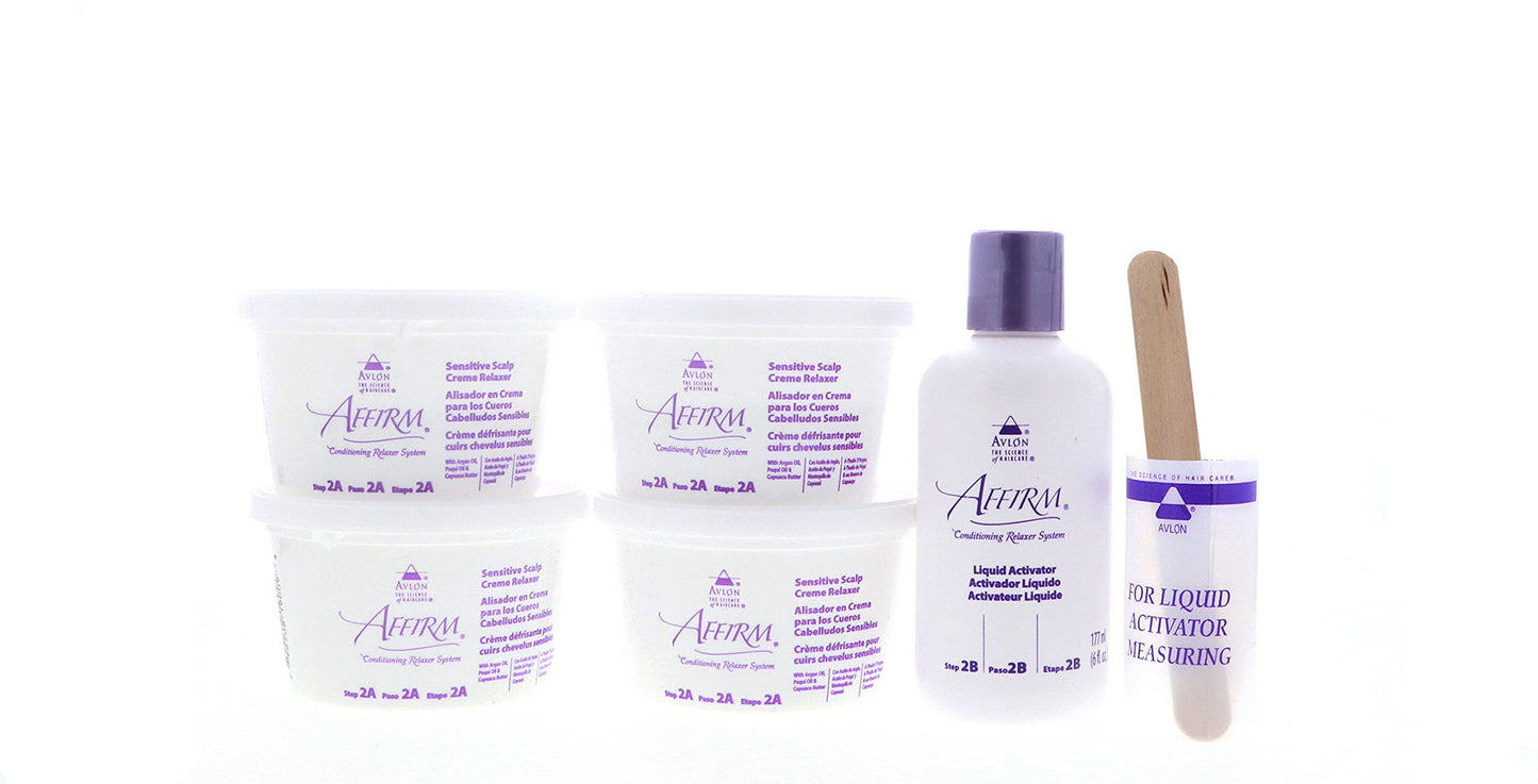 White Smoke Affirm Relaxer Kit 4 Applications by Affirm