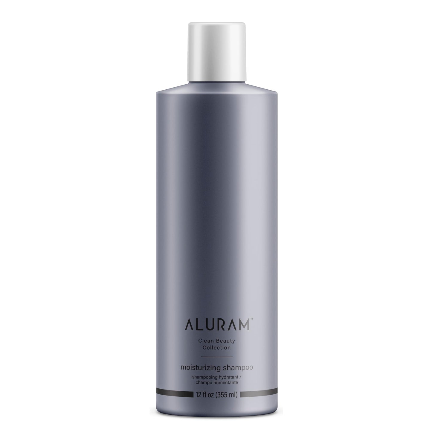 Shampoing hydratant à l'eau de coco ALURAM pour hommes et femmes, hydratation et brillance pour cheveux à texture moyenne à épaisse, 350 ml