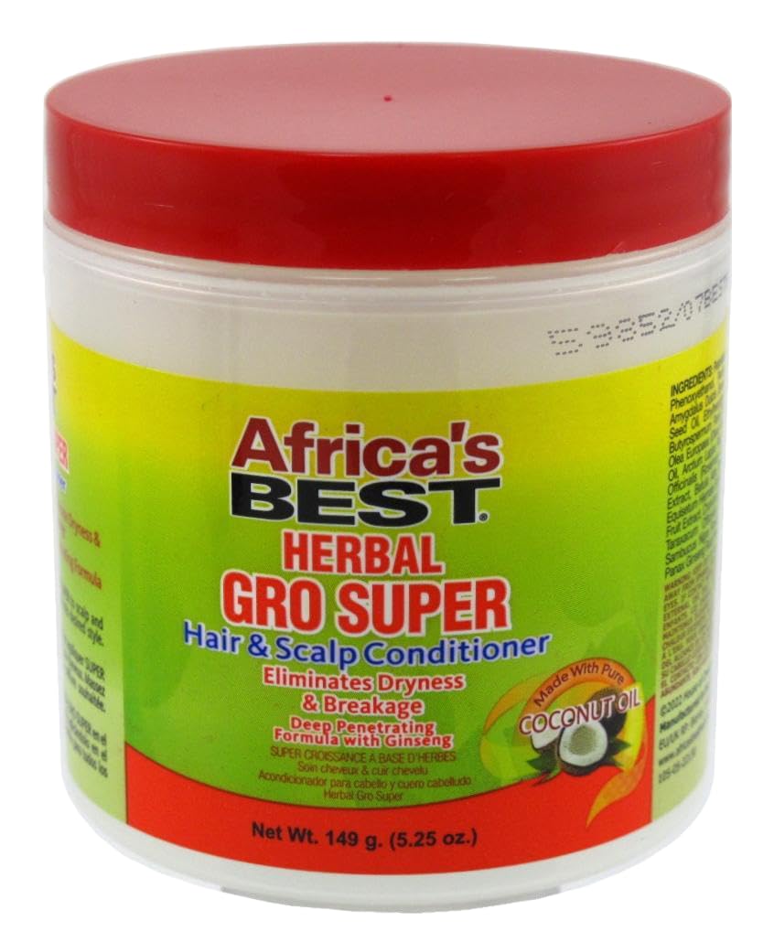 Africas Best Gro Herbal Super 5.25 Ounce Jar (155ml) (Pack of 2)