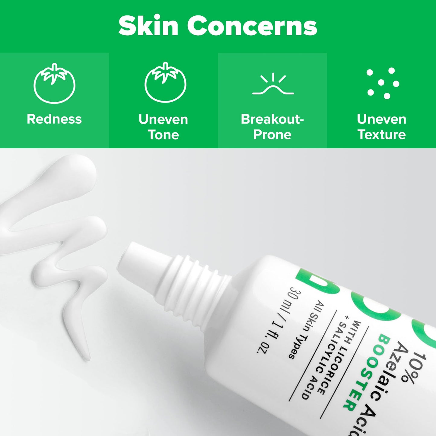 Paula's Choice BOOST 10% 壬二酸增强霜凝胶，甘草提取物和水杨酸，无油亮肤精华，1 盎司