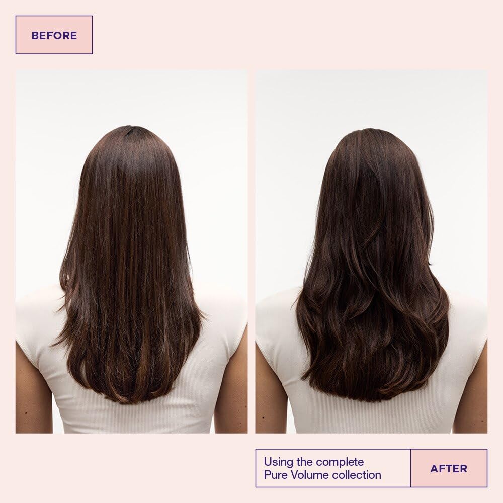 Misty Rose Maria Nila Pure Volume, Volumizing Shampoo for Thicker Hair, Panthenol/Provitamin B5 Gives Volume to Thin & Fine Hair, 100% Vegan & Sulfate/Paraben free, 11.8 Fl Oz