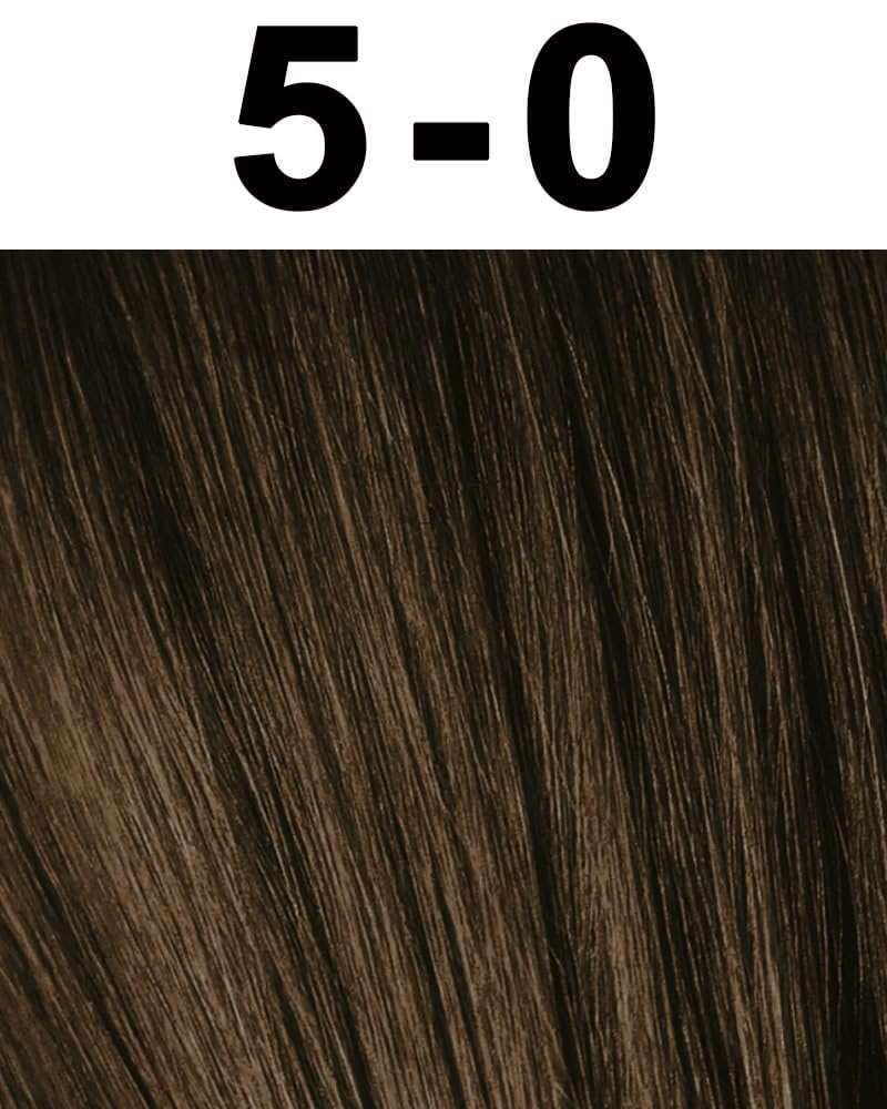 Igora Royal 5-0 浅棕色永久染发剂和 Goomee The Markless 发圈单颗钻石透明（2 件装）