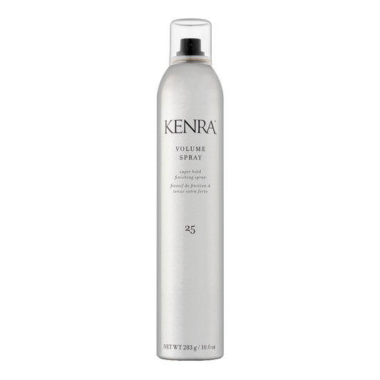 Gray Kenra Professional Volume Spray 25 50% | Super Hold Finishing & Styling Hairspray | Flake-free & Fast-drying | Wind & Humidity Resistance | All Hair Types | 10 oz