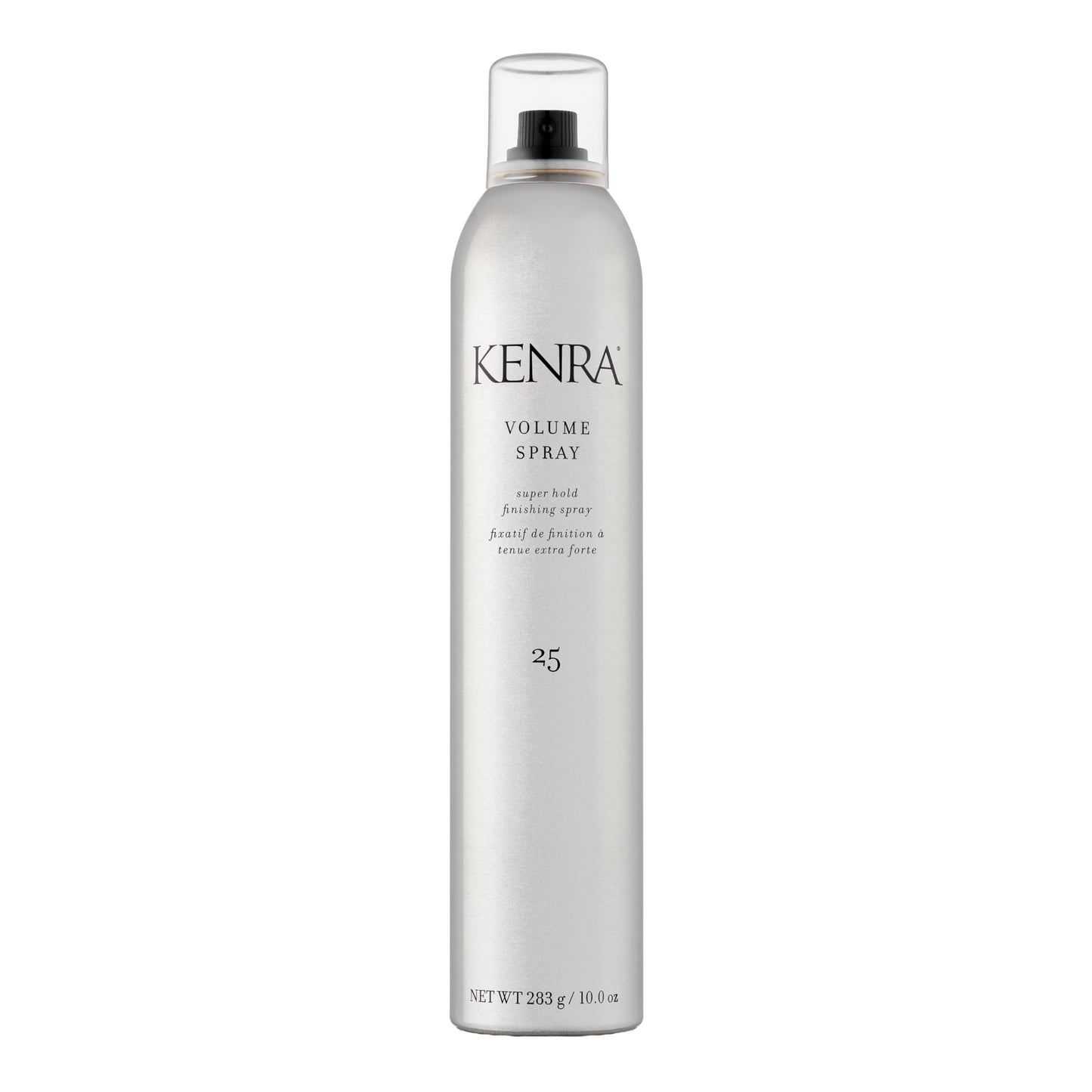 Gray Kenra Professional Volume Spray 25 80% | Super Hold Finishing & Styling Hairspray | Flake-free & Fast-drying | Wind & Humidity Resistance | All Hair Types | 10 oz