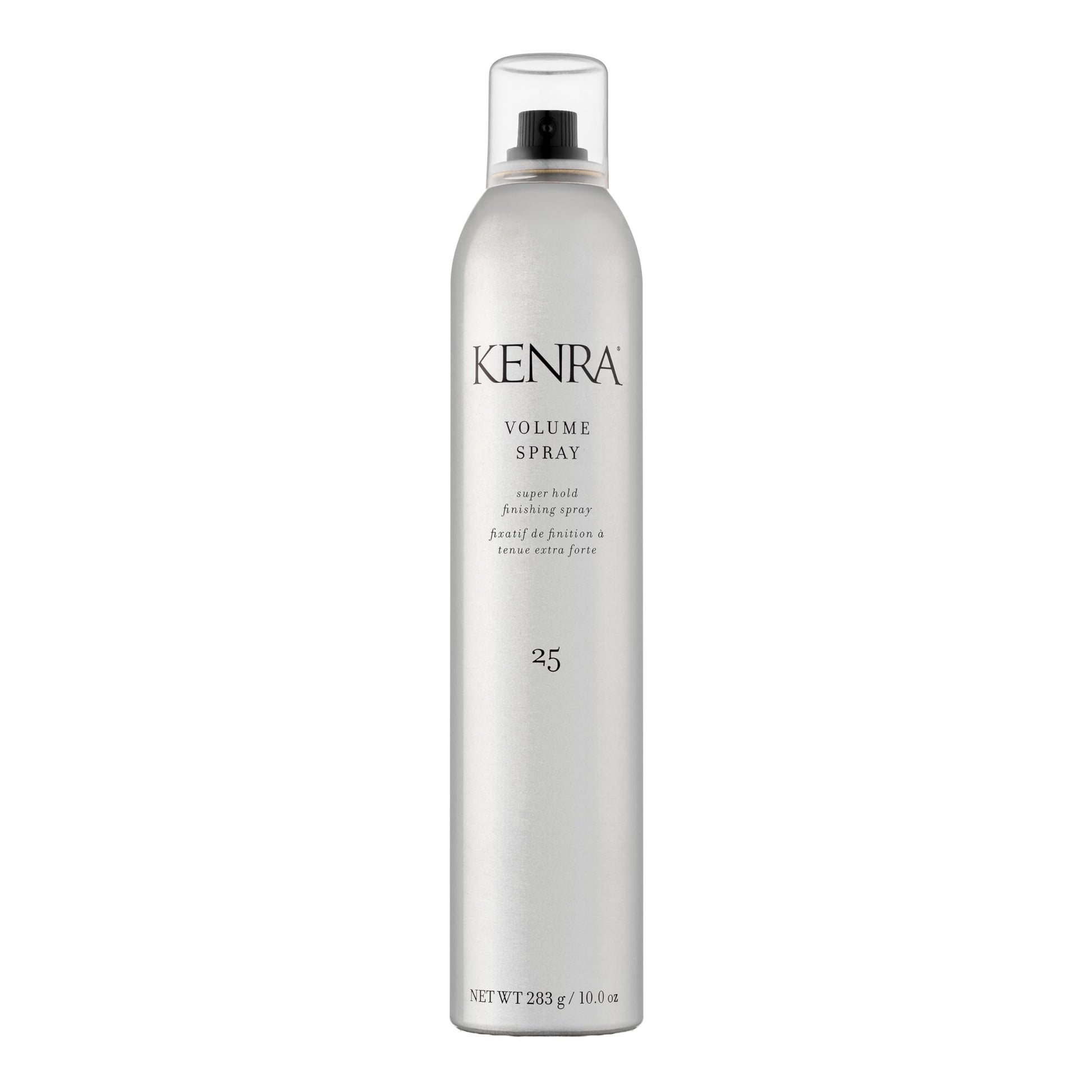 Gray Kenra Professional Volume Spray 25 80% | Super Hold Finishing & Styling Hairspray | Flake-free & Fast-drying | Wind & Humidity Resistance | All Hair Types | 10 oz