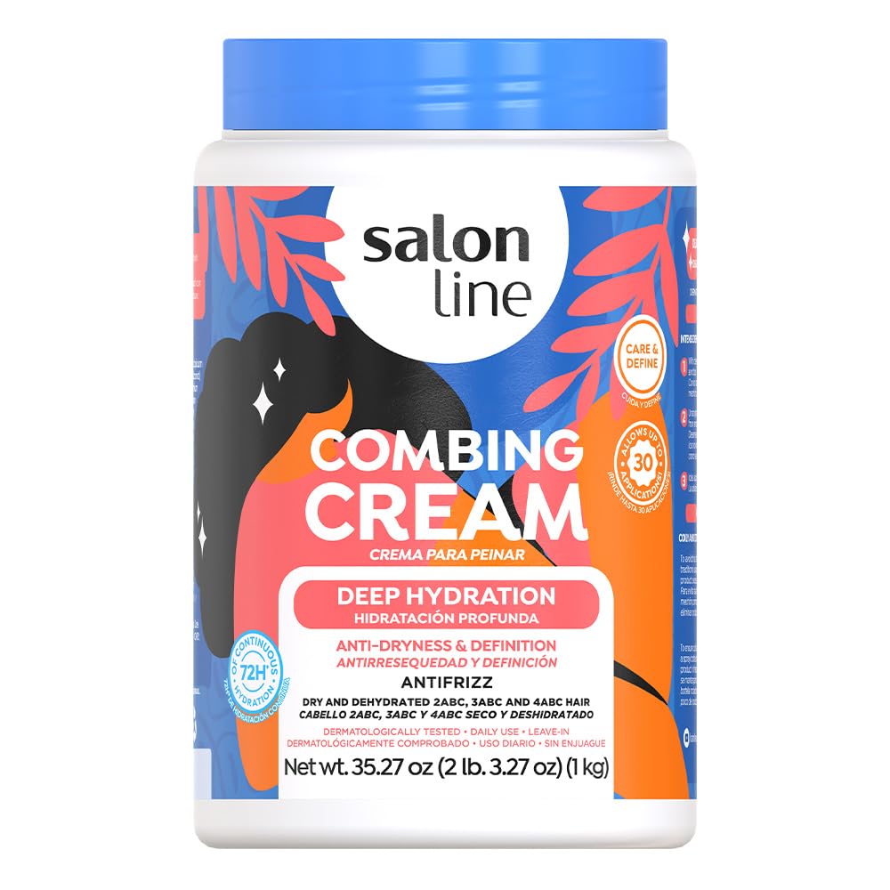 Salon Line, Hair Cream, Leave-In Cream, Deep Hydration, Vegan – Wavy H ...