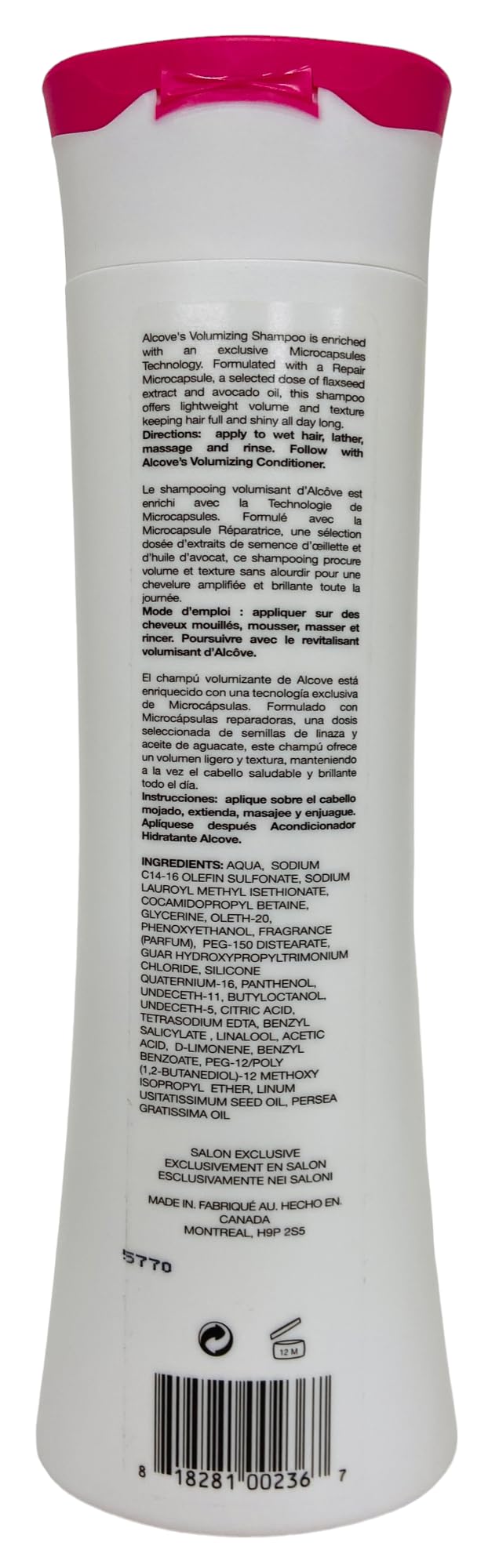 Alcove - Shampooing volumateur - Sans danger pour la couleur 300 ml