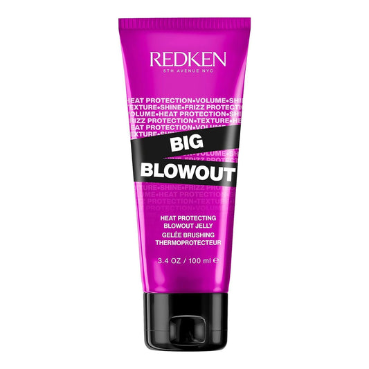 Sérum gel thermo-protecteur Redken Big Blowout | Brillance et texture | Contrôle des frisottis | Volume pour cheveux fins | Gel coiffant pour brushing | Pour tous types de cheveux