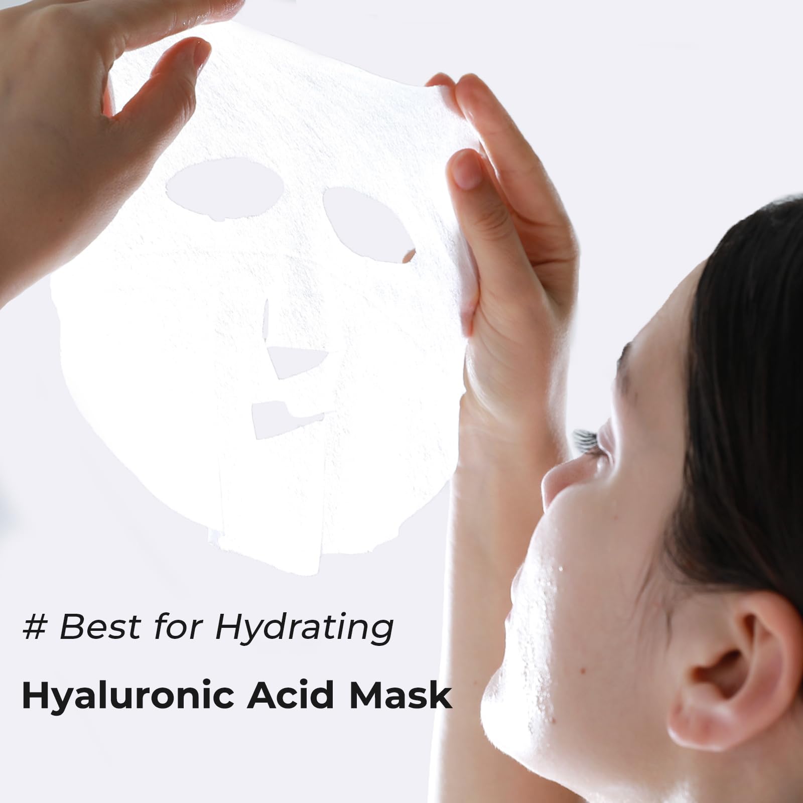 +WIS+ Intensive Hydrating Natural Face Masks 24 EA | Hyaluronic Acid & Collagen | Tend Skin, Sensitive Skin Safe | Pore Minimizing, Elasticity Boost | Dehydrated Skin Repair | Galentines Gifts Bulk