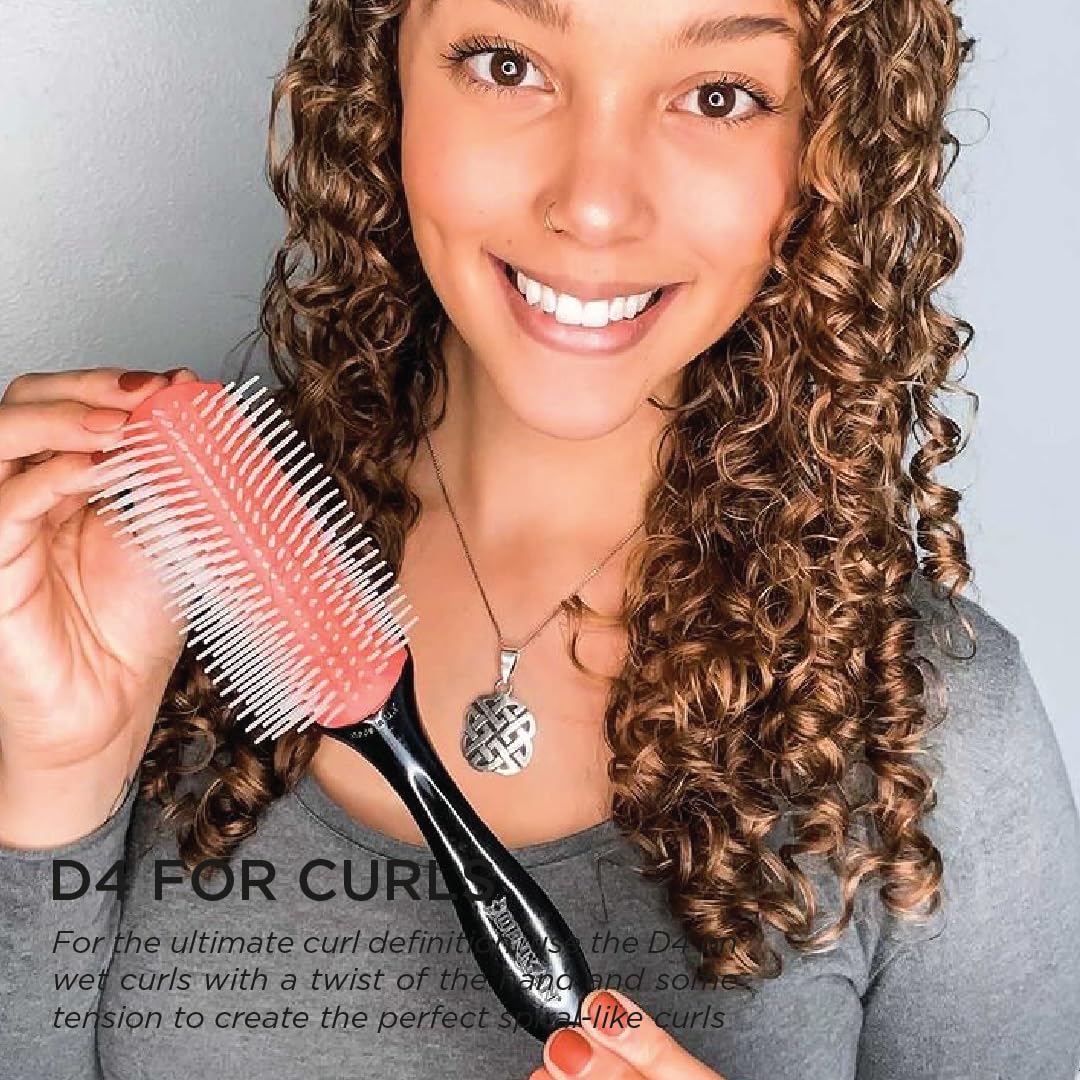 Denman D4 Curl Definer & Styler Hairbrush (Black)