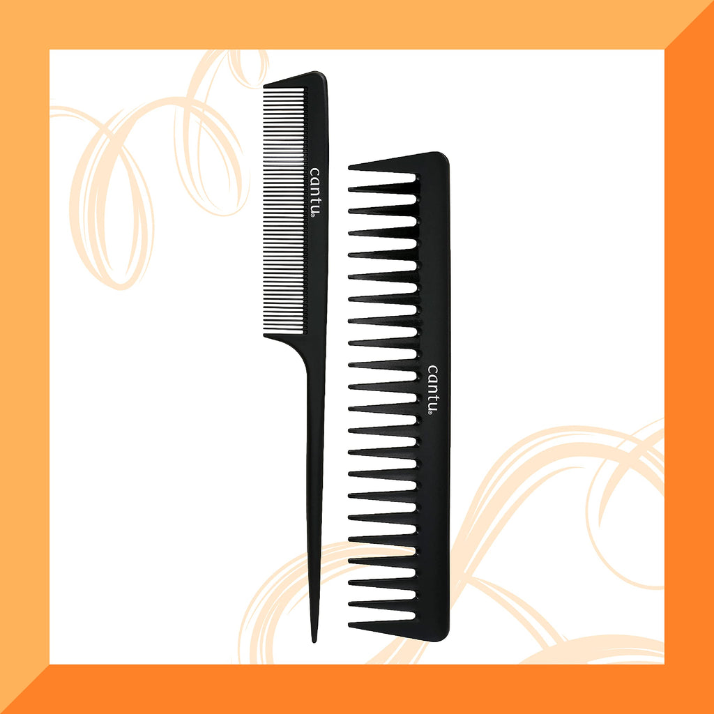 Cantu Style Carbon Fibre Combs (Packaging may vary)