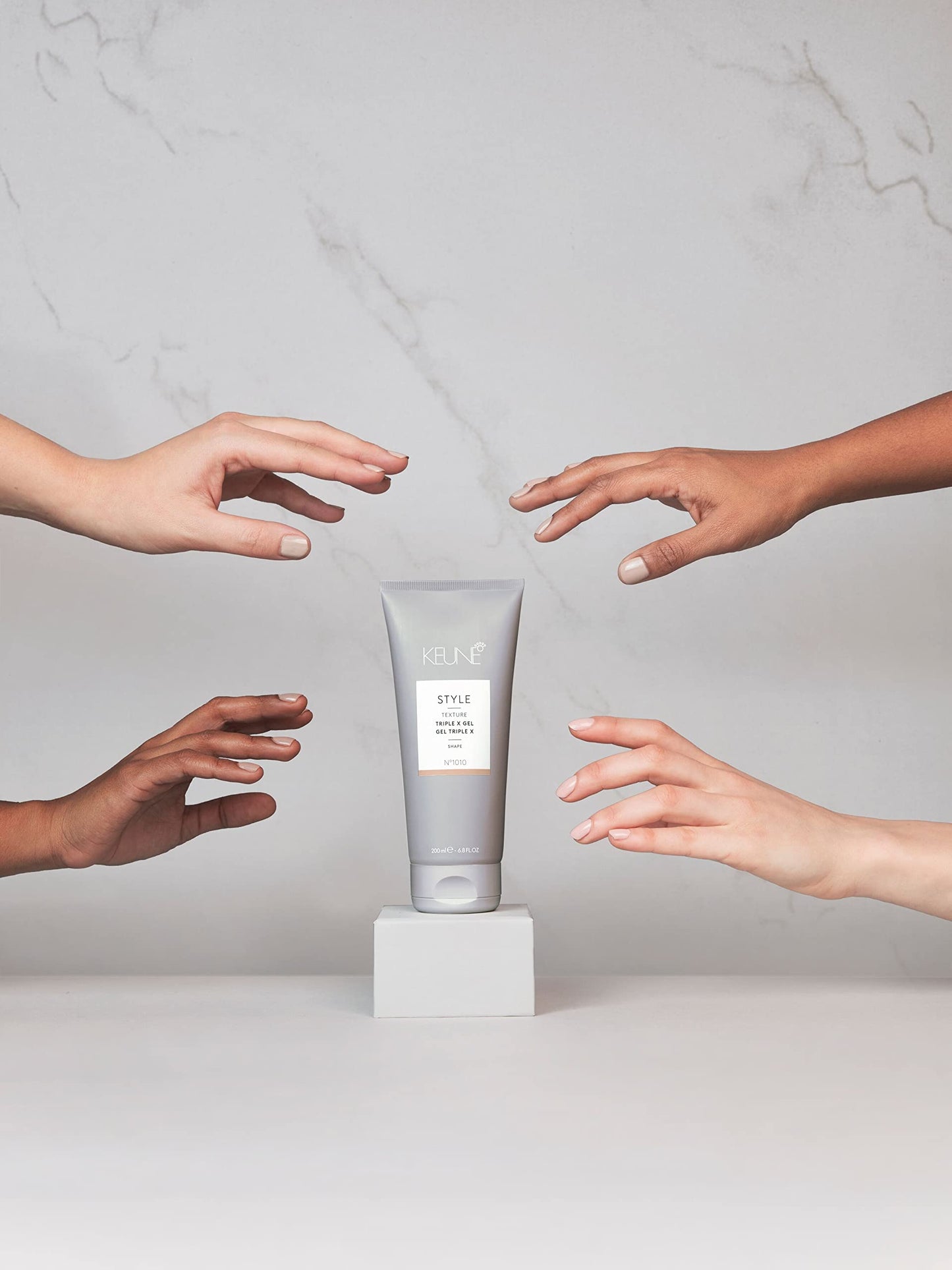 Keune Style Triple X Gel，极致定型和湿发造型凝胶，6.8 液体盎司