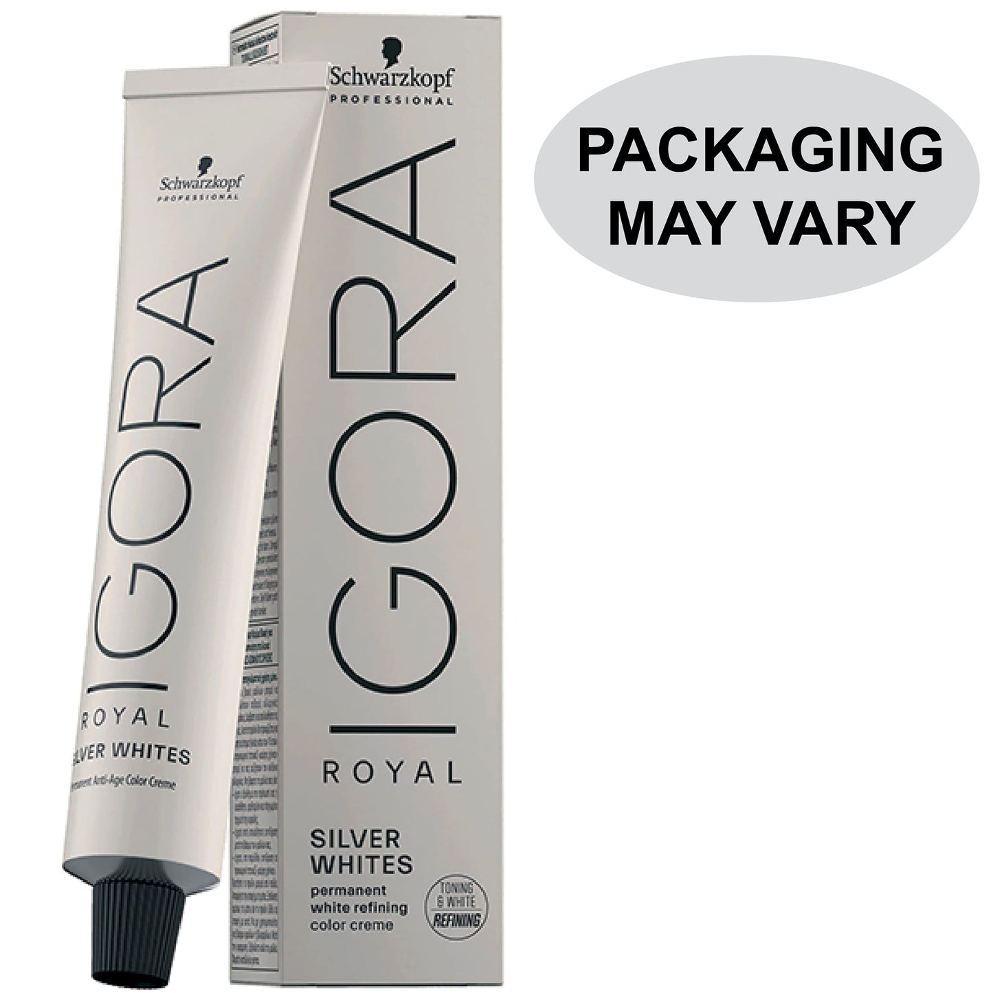 Igora Royal Absolutes SilverWhite Tonal Refiner DOVE GREY 60 毫升各一支和 M Hair Designs 染发刷梳（3 件套装）