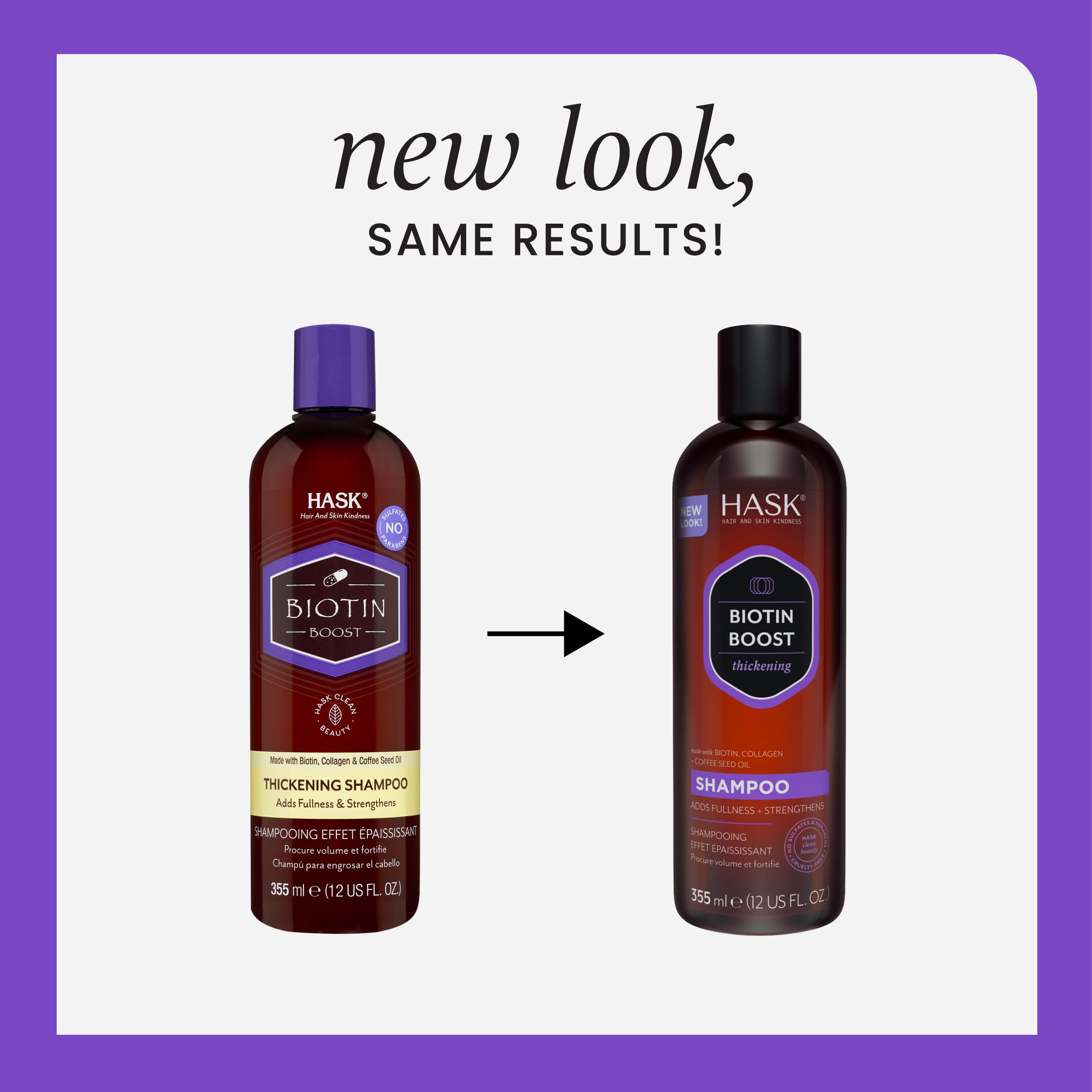 HASK Biotin Boost Thickening Shampoo, 12 Fl Oz
