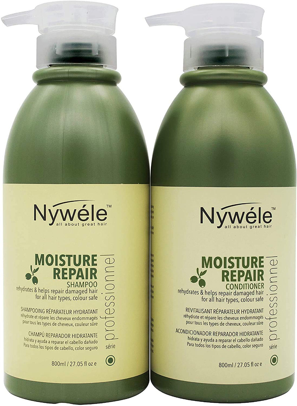 Nywele Moisture Repair Shampoo and Conditioner (Shampoo and Conditioner Set)