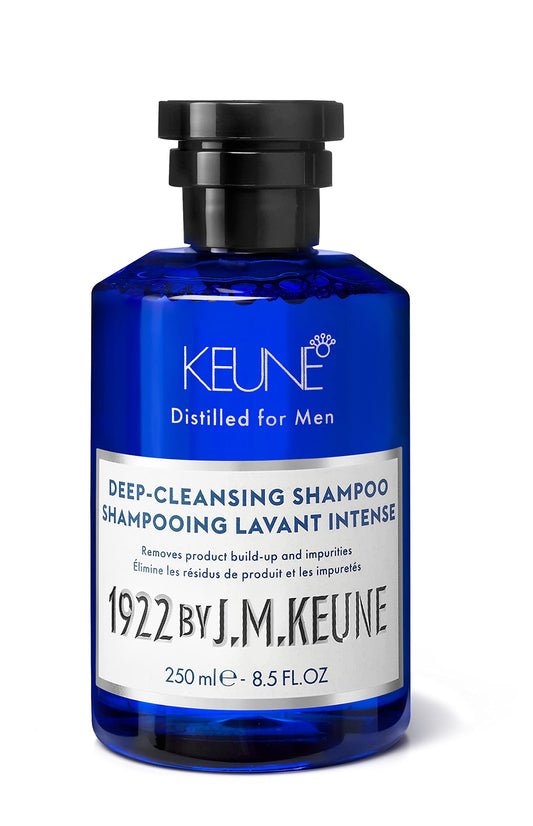 1922 by J.M. Keune Deep Cleansing Shampoo, Clarifying & Strengthening Cleanser for Men, 8.5 Fl Oz