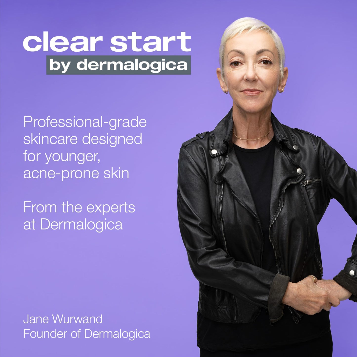 Medium Purple Dermalogica Clear Start Blackhead Clearing Fizz Mask (1.7 Fl Oz) Purifying Pore Cleansing Mask with Kaolin Clay and Sulfur - Absorbs Excess Oil To Purify Skin