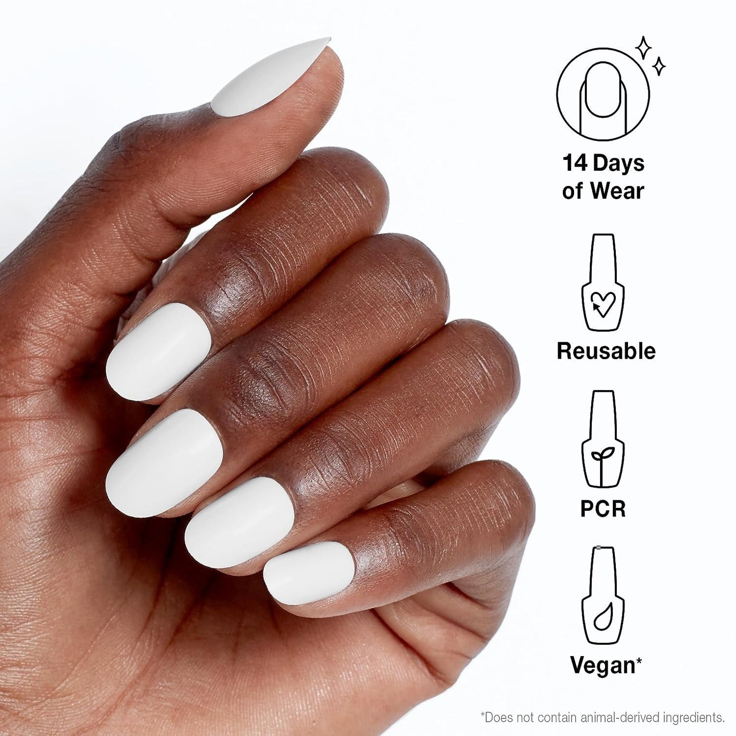 White Smoke Bundle of OPI xPress/On Press On Nails, With Nail Glue, Short White Nails, Funny Bunny + OPI ProSpa Nail and Cuticle Oil, 0.5 fl oz