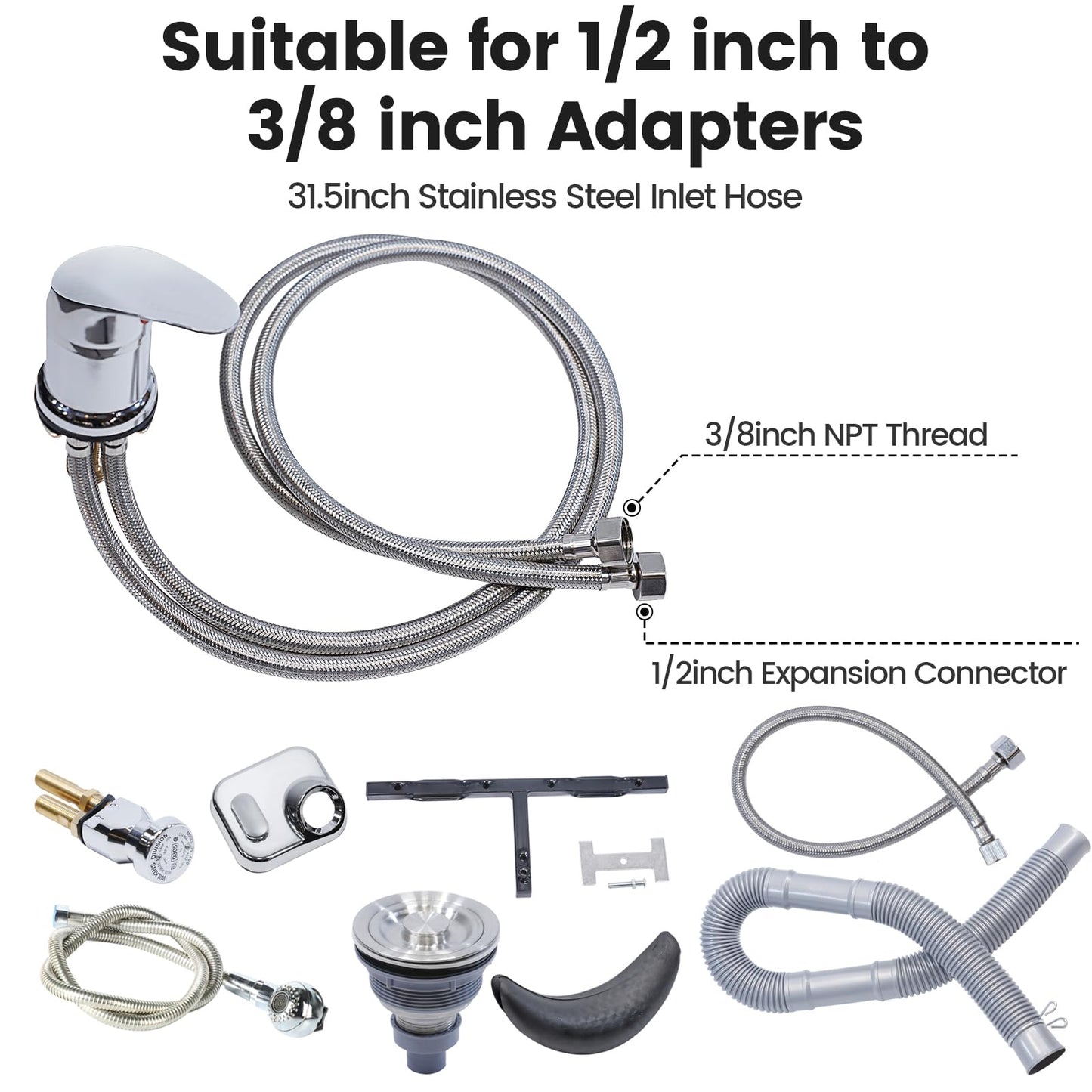 Toriexon Shampoo Bowl for Salons, Black ABS Plastic Shampoo Sink for Home, Easy to Clean and Install Salon Shampoo Bowls for Hair Stylist