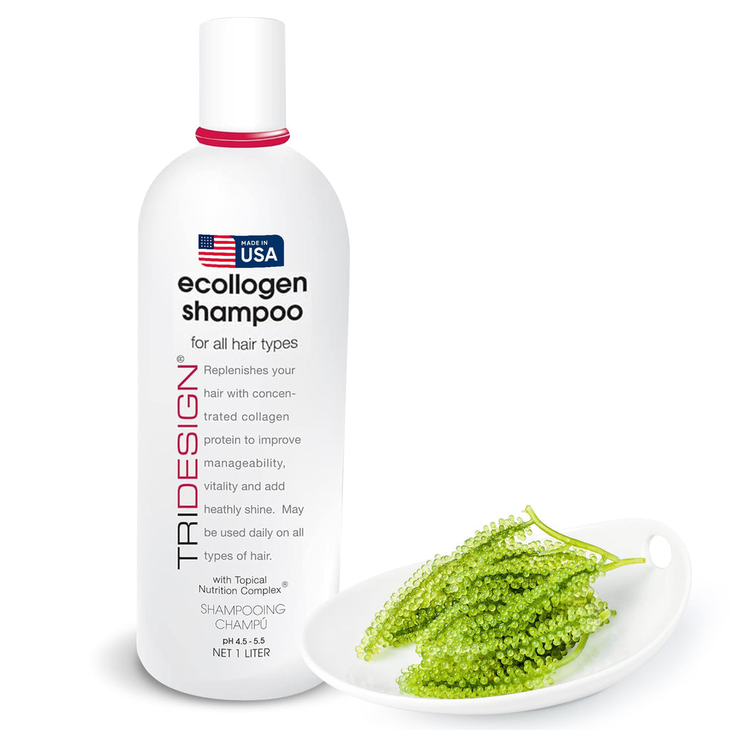 TRI Design Ecollogen Shampoo - Hair Shampoo For Natural Hair - Moistur ...