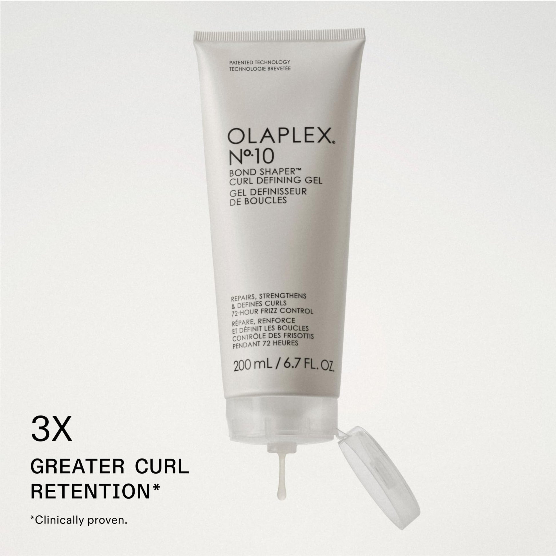 Lavender Olaplex Nº.10 Bond Shaper™ Curl Defining Gel: Frizz Smoothing Curl Gel | Hydrates, Detangles & Defines Curls | All Day Hold No Residue | For Coily, Curly, and Wavy, 200 mL/Fl Oz