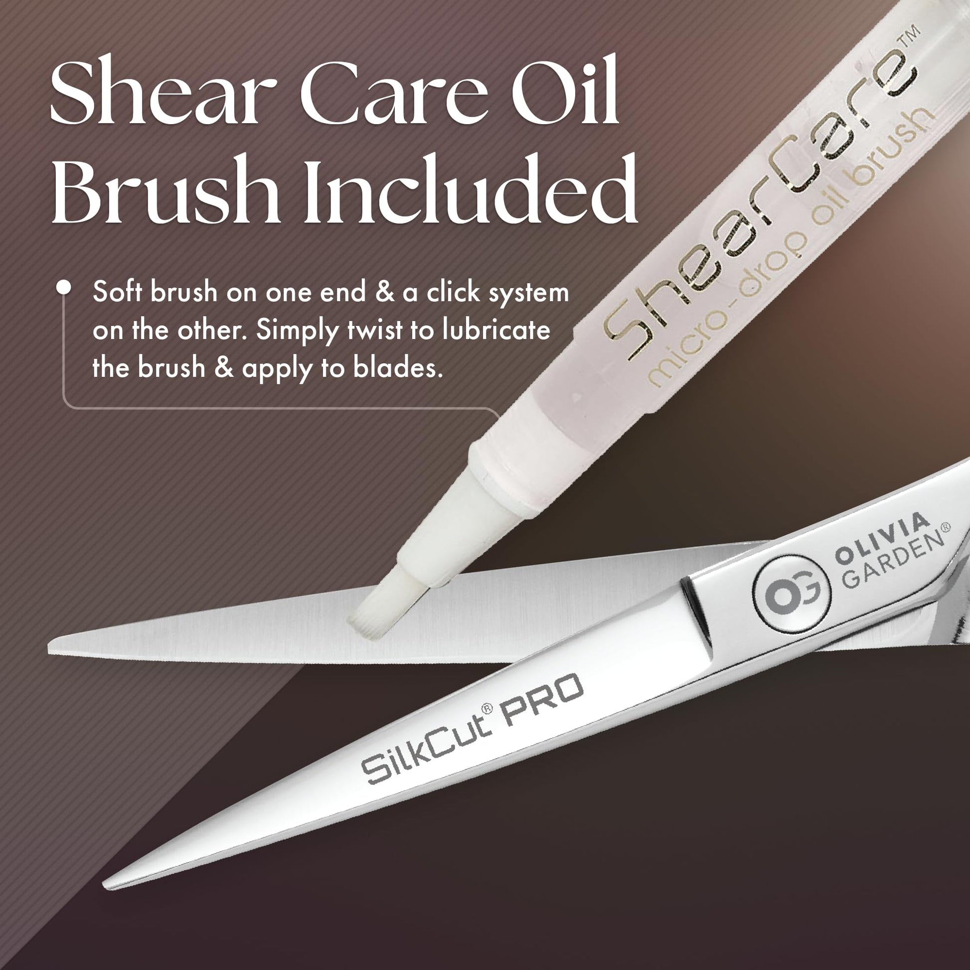 Dark Slate Gray Olivia Garden SilkCutPro Shear and Thinner Zipper case deal (5" contains: SKP-50, SKP-T635)