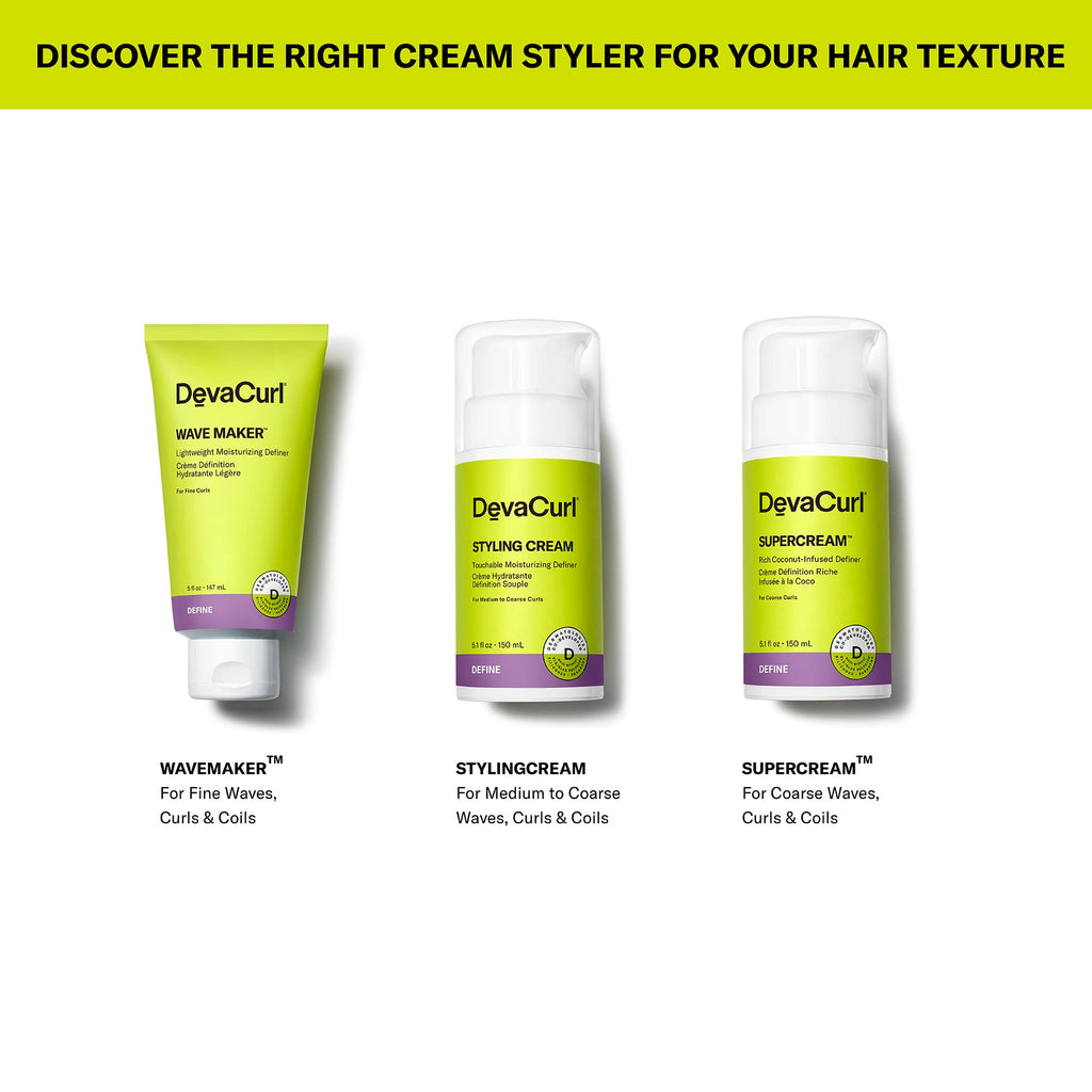 DevaCurl SuperCream Ultra-Rich Moisturizing Definer, 3 fl. Oz