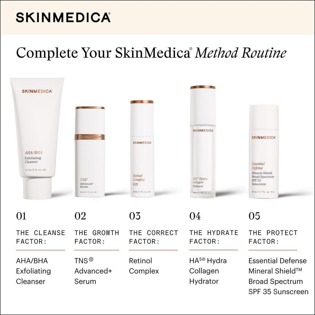 SkinMedica Retinol 0.25 Complex - Retinol Serum for Face, Age-Defying Advanced Retinol Cream That Renews Skin and Diminishes the Appearance of Fine Lines and Wrinkles, 1 Fl Oz