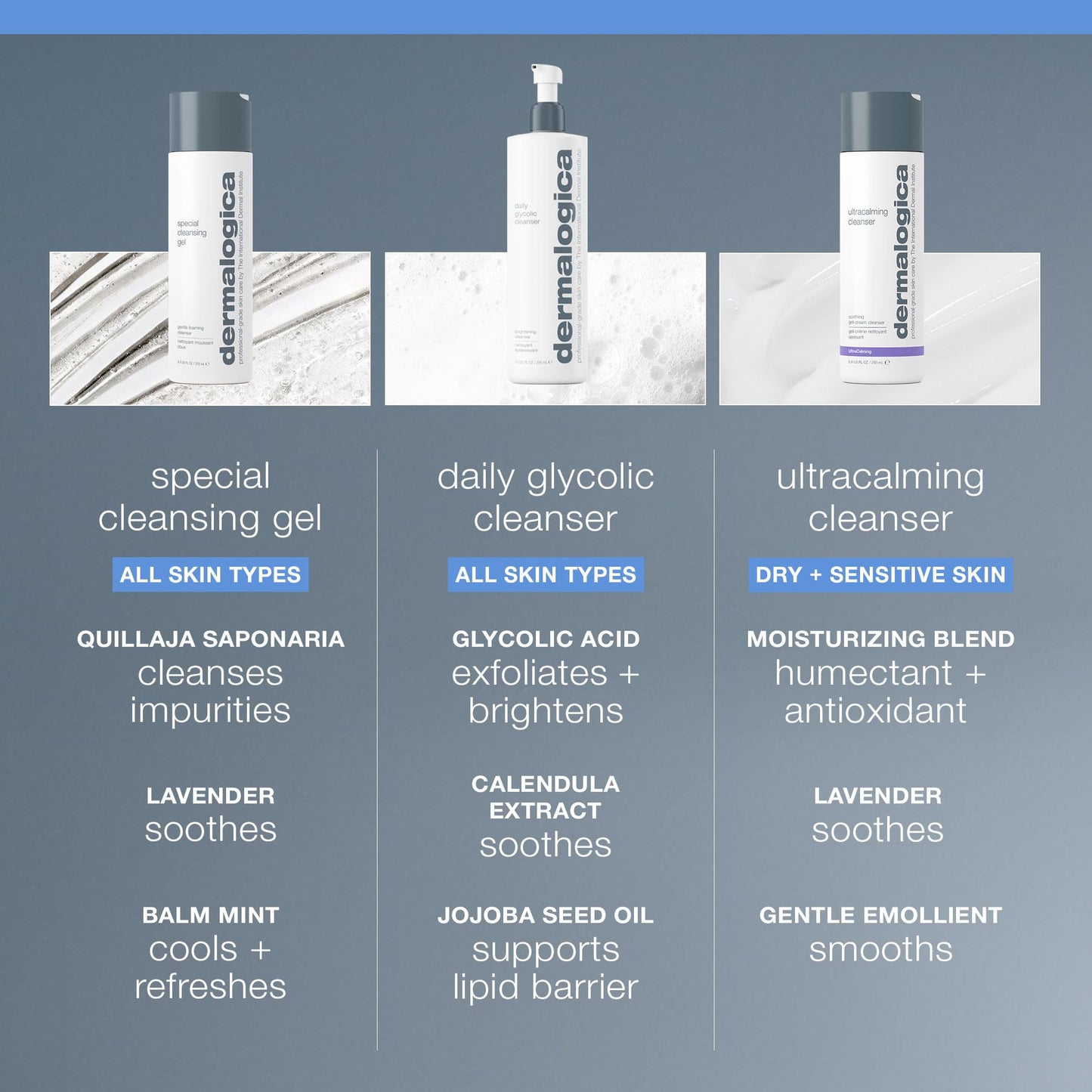 Slate Gray Dermalogica Special Cleansing Gel Refill - Gentle-Foaming Face Wash Gel for Women and Men - Leaves Skin Feeling Smooth And Clean
