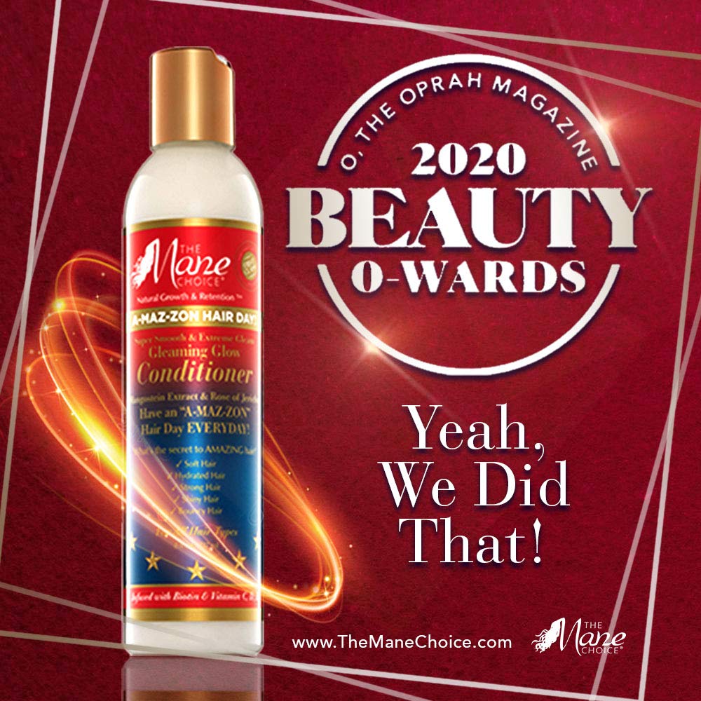 THE MANE CHOICE A-MAZ-ZON HAIR DAY - GORGEOUS GLOSS LEAVE-IN CONDITIONER - Lasting Hydration, Nourishes and Moisturizes - Infused with Biotin and Vitamins C,D,E