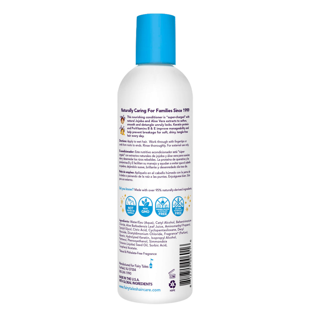Fairy Tales Tangle Tamer Super Charge - Detangling Conditioner for Kids - Paraben Free, Sulfate Free, Gluten Free, Nut Free - 12 oz