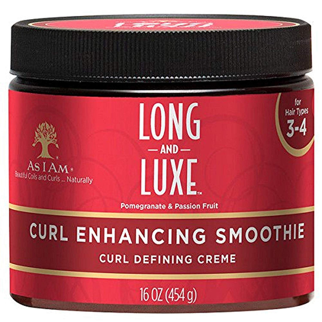 As I Am Long&Luxe Pomegranate"Shampoo+Conditioner+Leave-In+Cream" Hair Bundle