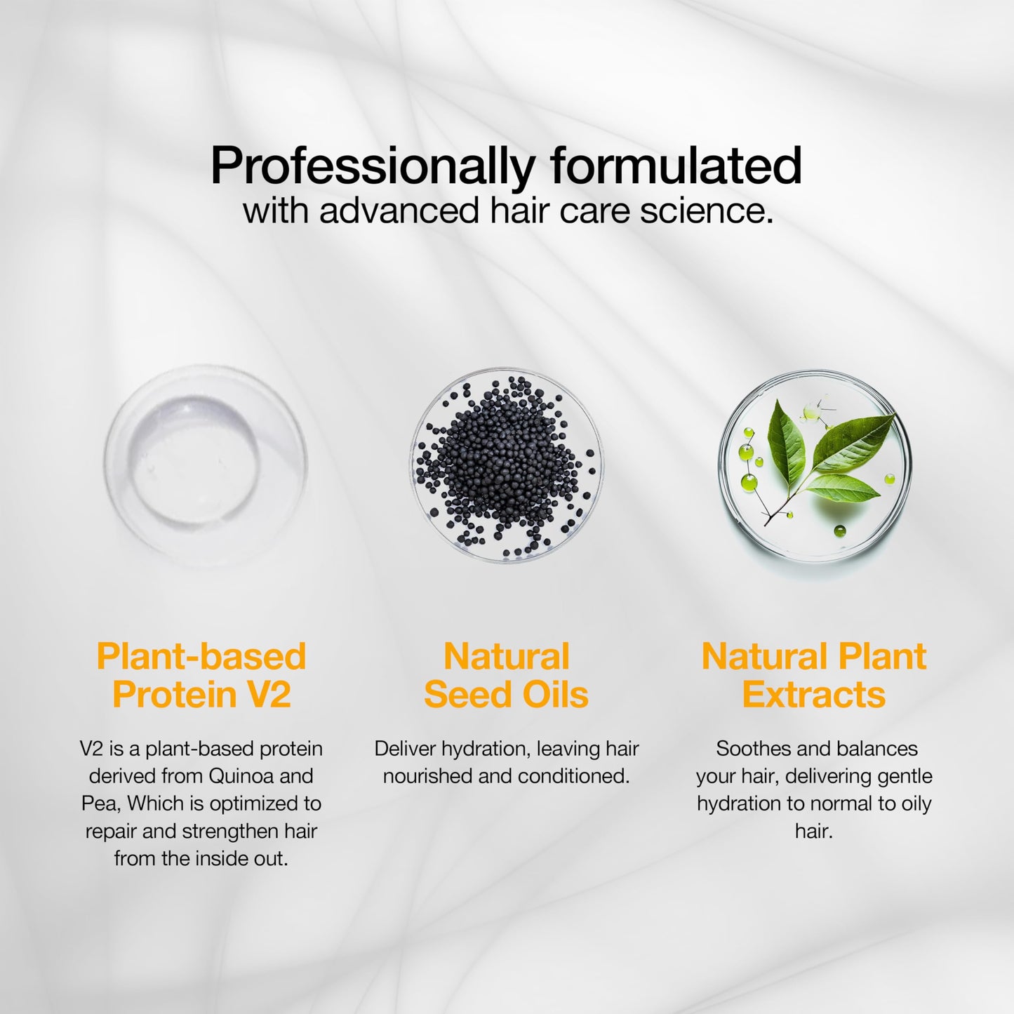 Balancing Shampoo and Conditioner Set for Dry Damage By GK HAIR For Oily Flaky Itchy Scalp Removes Impurities Deep Cleansing Natural Moisture Keratin Treatment Sulfate Parabem Free 10.1 Ounce