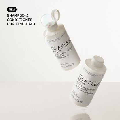 White Smoke Olaplex Nº. 4 FINE Bond Maintenance Shampoo: Volumize & Strengthen | Gently Cleanse & Non Stripping | For Coily, Curly, Straight, and, Wavy 100 mL / 3.3 Fl Oz