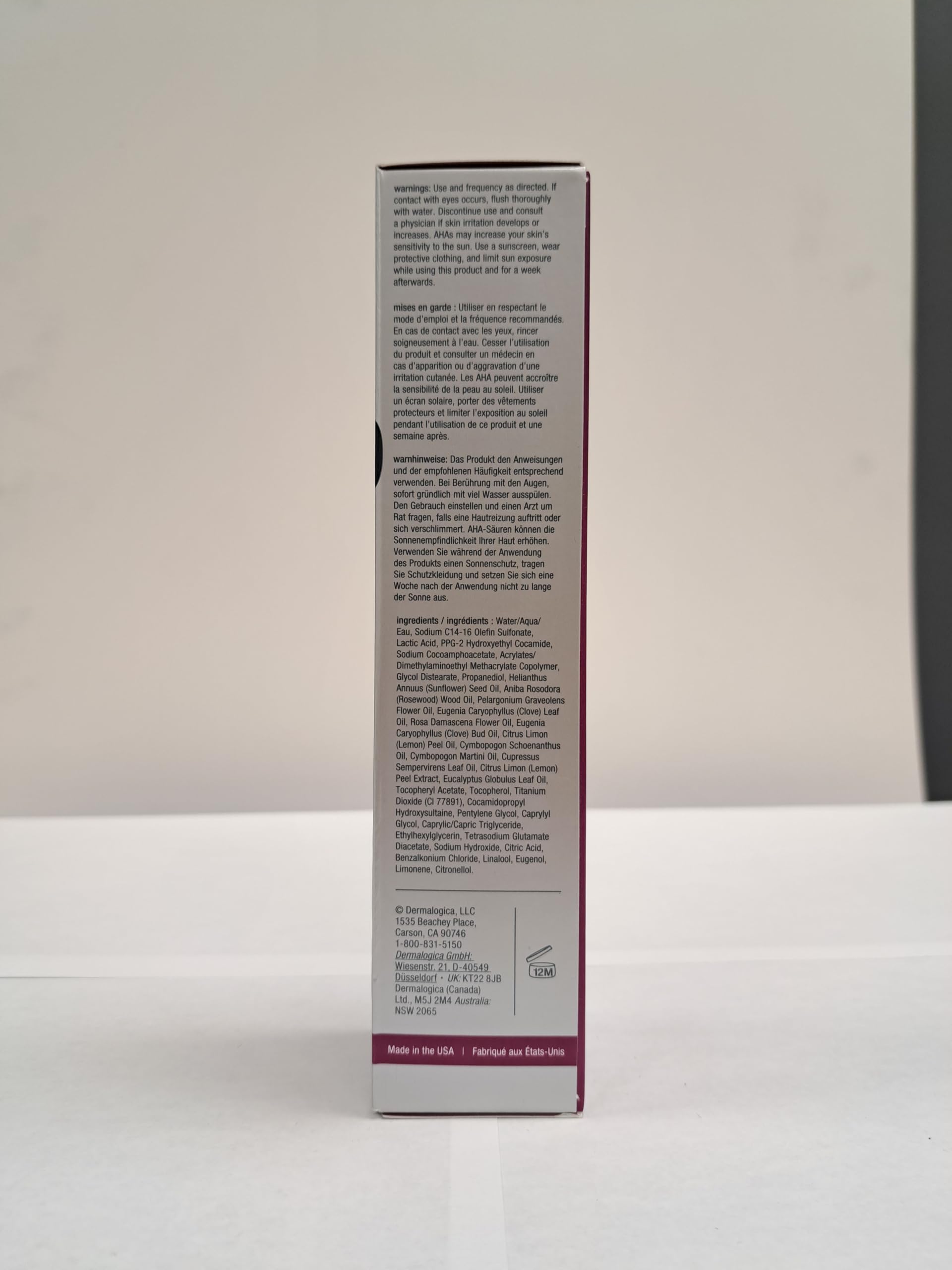 Dermalogica Skin Resurfacing Cleanser, Dual-Action Anti-Aging Exfoliating Face Wash and Cleanser - Smoothes Skin with Lactic Acid, 5.1 Fl Oz