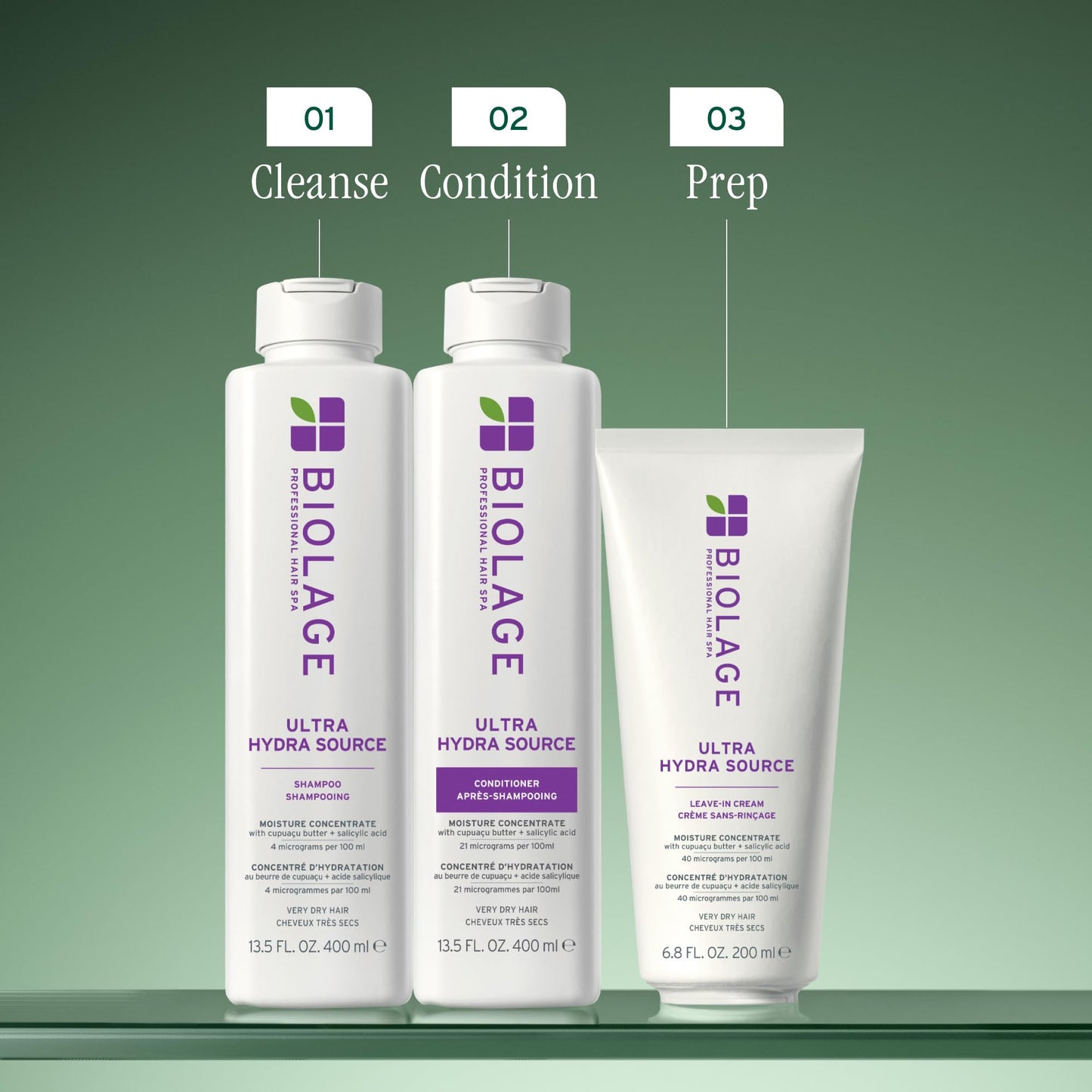 Biolage Ultra Hydra Source Conditioner - Intensely Conditions, For Very Dry, Thick, Coarse Hair, With Micro-dosed with Cupuaçu Butter & Salicylic Acid, 33.8 Fl Oz, Packaging may vary