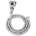 LukLoy Shampoo Bowl Sprayer Hose Replacement, 1/2" Nut Professional Salon Sink Stainless Steel Hose for Sink Shampoo Bed