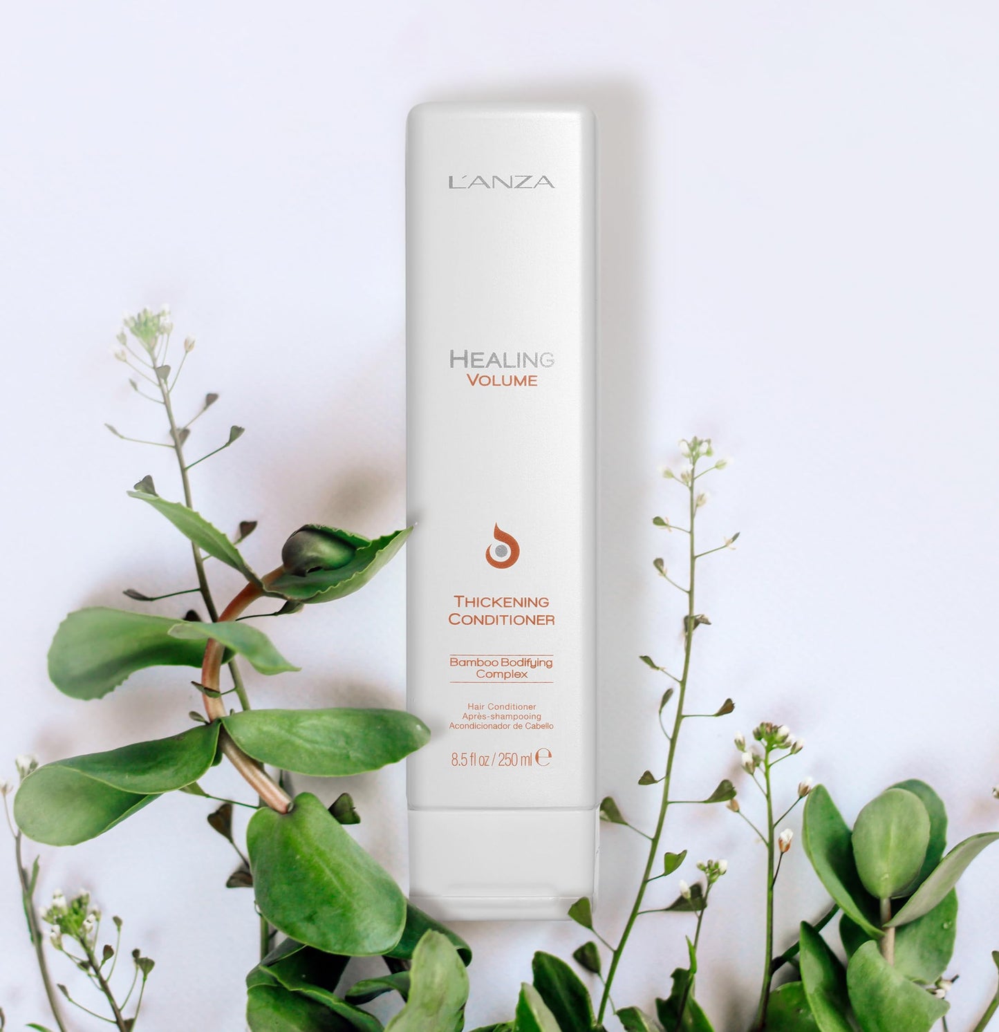 L'ANZA Healing Volume Thickening Conditioner, Boosts Shine, Volume, and Thickness of Fine Flat Hair, Hair Thickening Conditioner Rich With Bamboo and Keratin, Luxury Hair Care