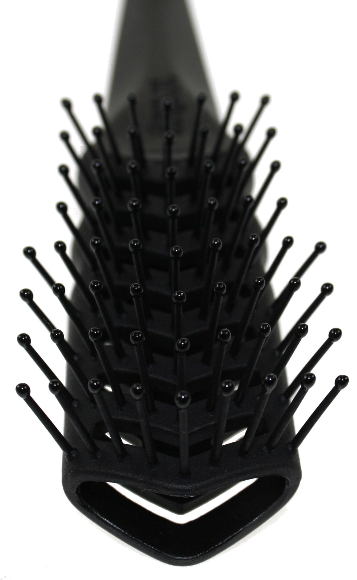 Brosse à ventilation flexible Denman D100 pour brushing – Brosse coiffante pour cheveux mouillés, secs, bouclés, épais et raides – Pour femmes et hommes (noir)