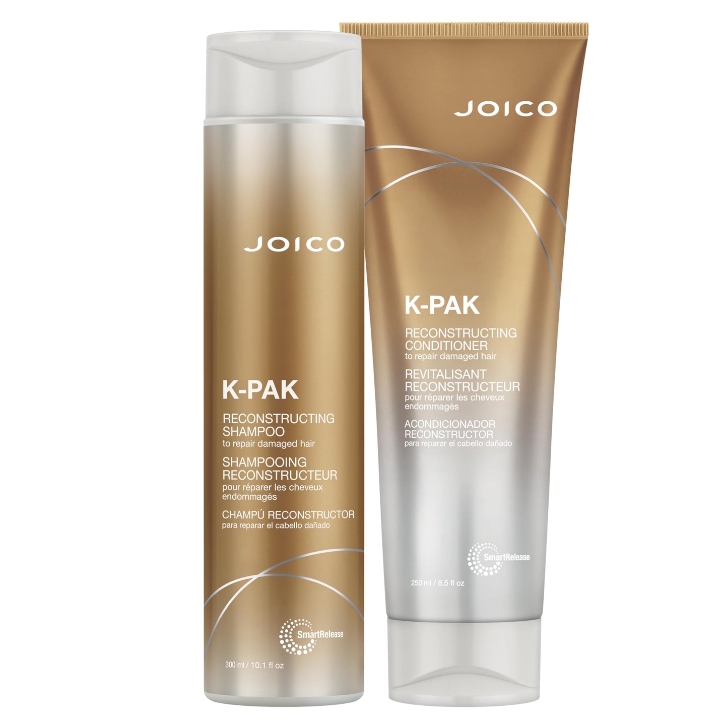 Joico K-PAK 每日洗发水和护发素套装，修复受损，10.1 盎司