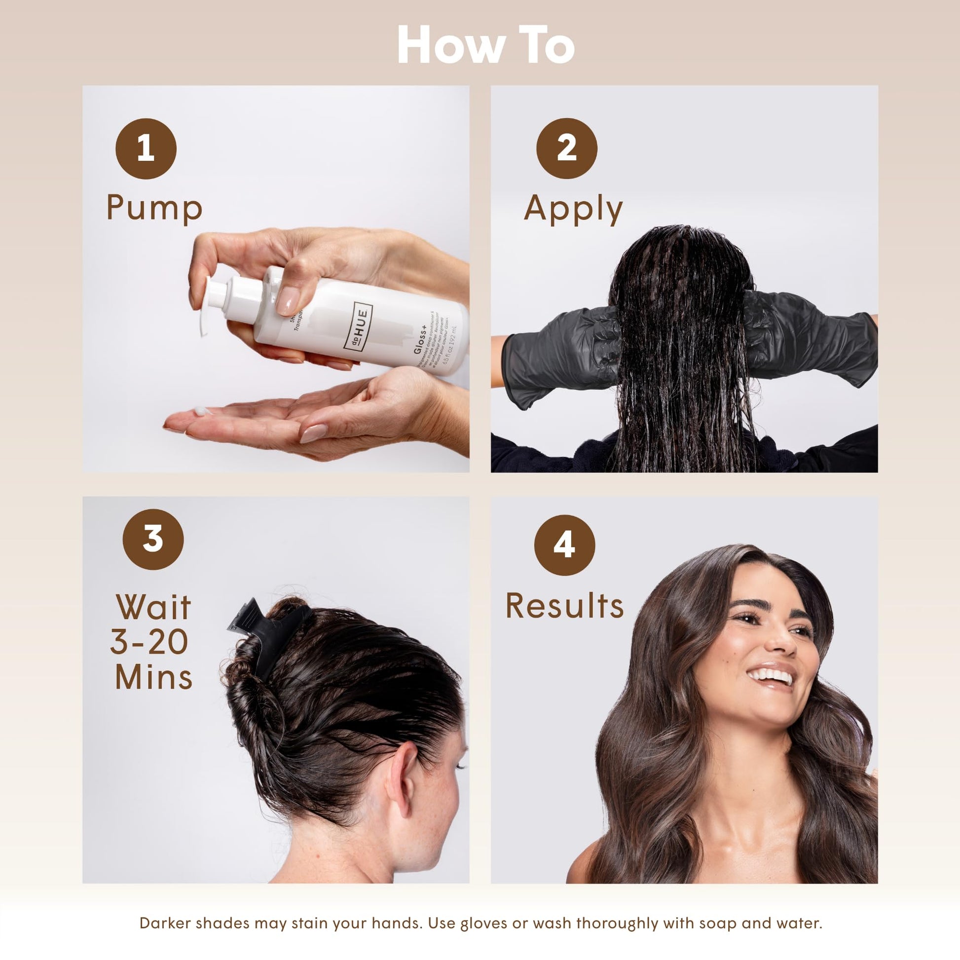 Lavender dpHUE Gloss+, Light Brown - Boosts Fading & Faded Hair Color - 8-12 Applications per Bottle - Lasts Up to 8 Washes