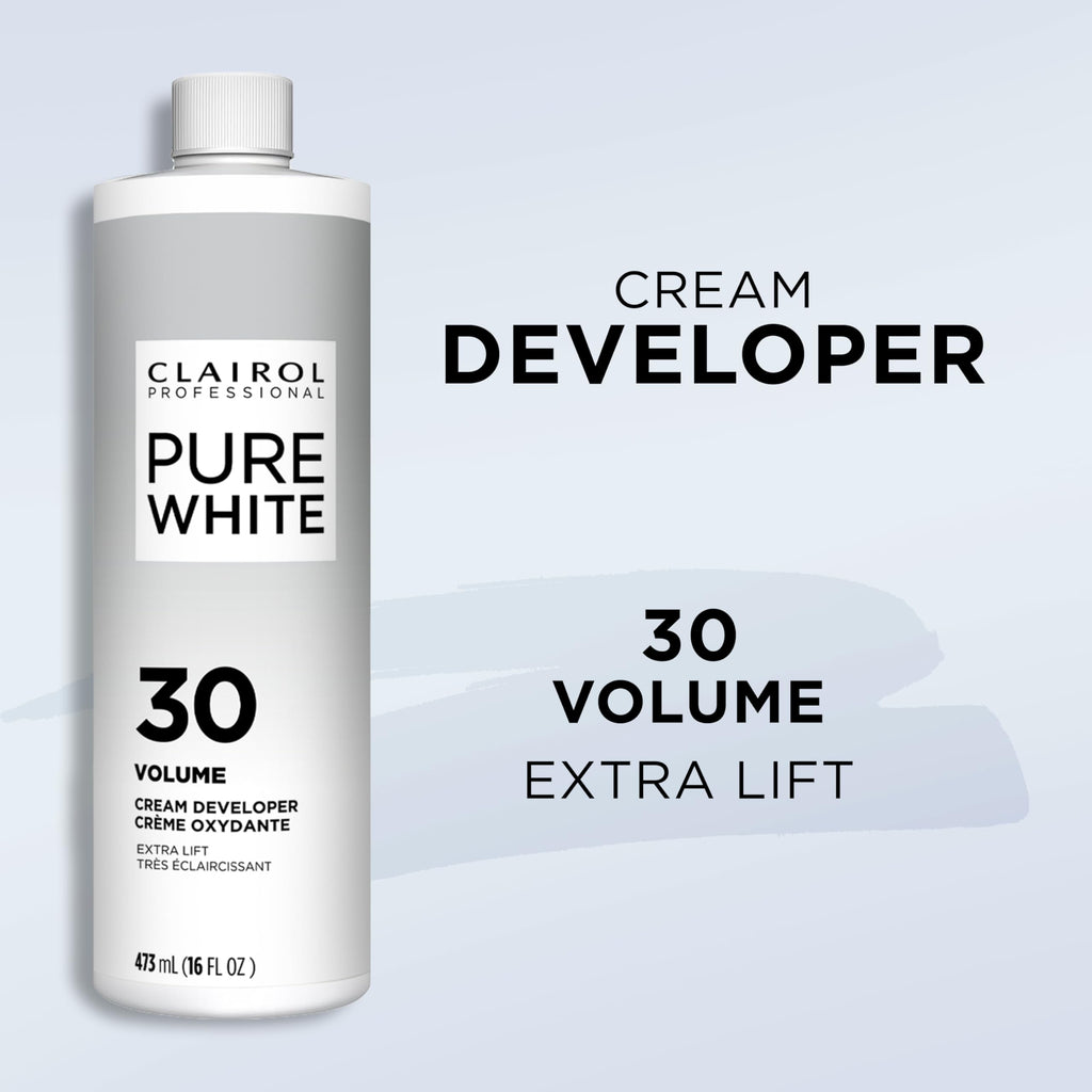 Clairol Professional Pure White 30 volume Crème Developer, 16 oz