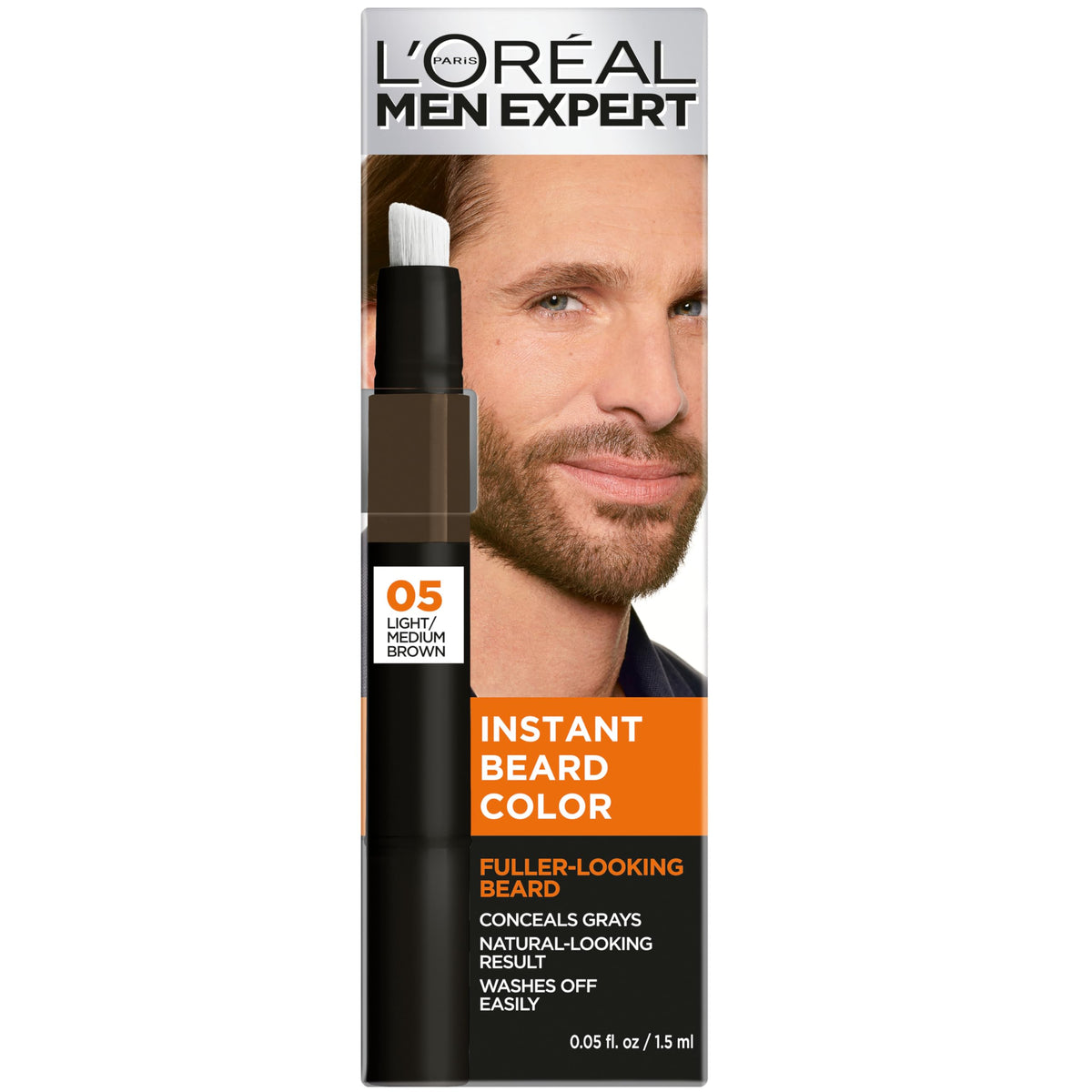 L’Oreal Paris Men Expert Instant Temporary Beard Color, Beard Filler f ...