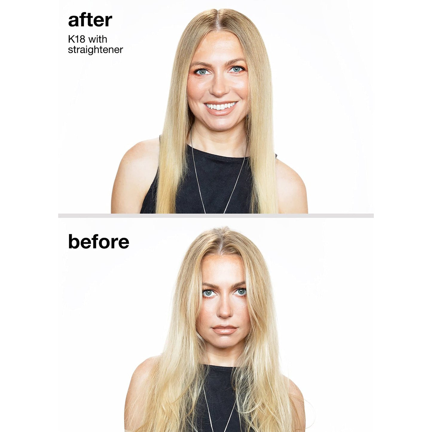 K18 免洗修复发膜，4 分钟快速护理，修复染色、化学服务热损伤的头发（50 毫升和 15 毫升各 1 个）。