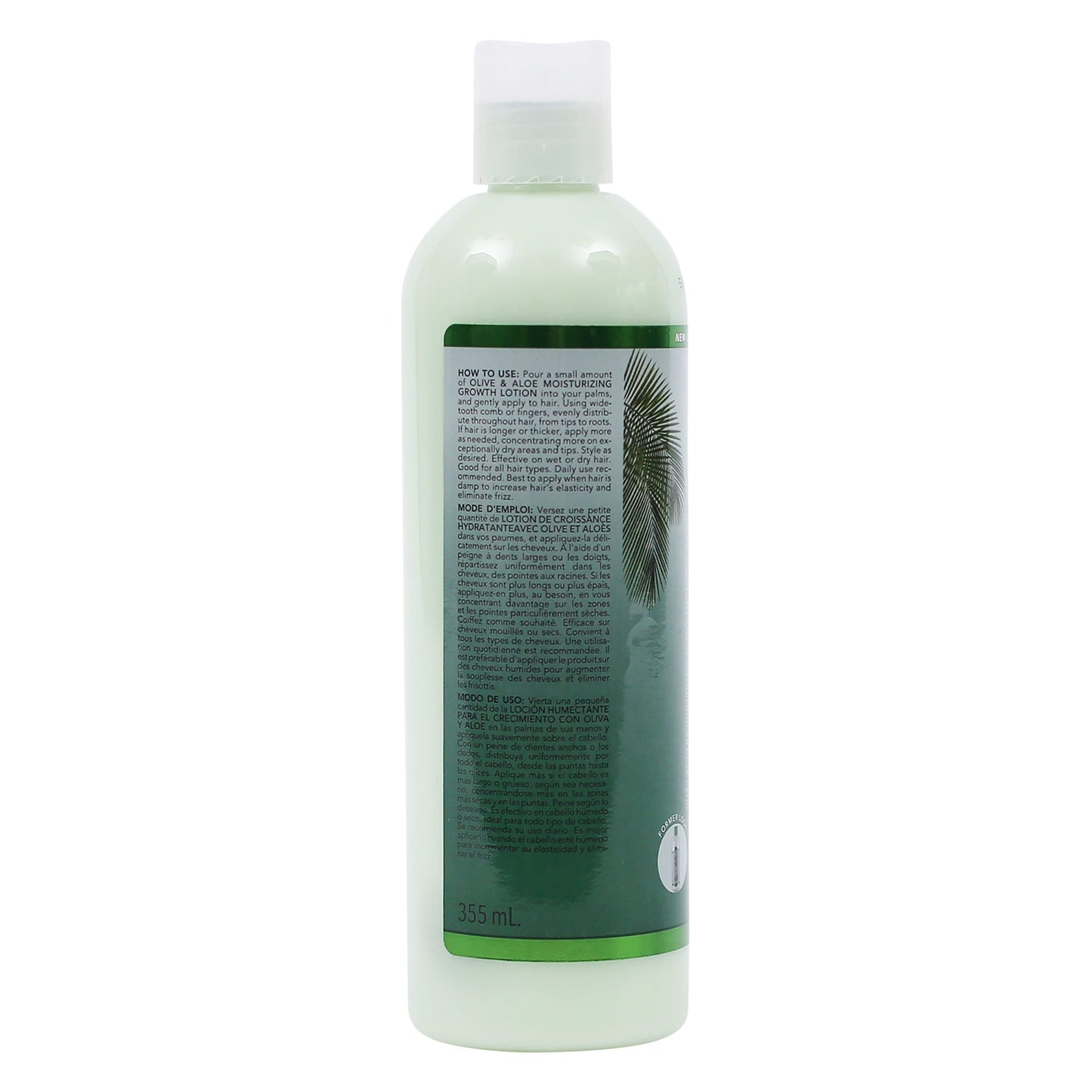 Originals by Africa's Best Olive & Aloe Moisturizing Growth Lotion, Ultimate Hydration Finishing Step, For All Hair Types and Textures, Petroleum & Mineral Oil Free, 12 oz