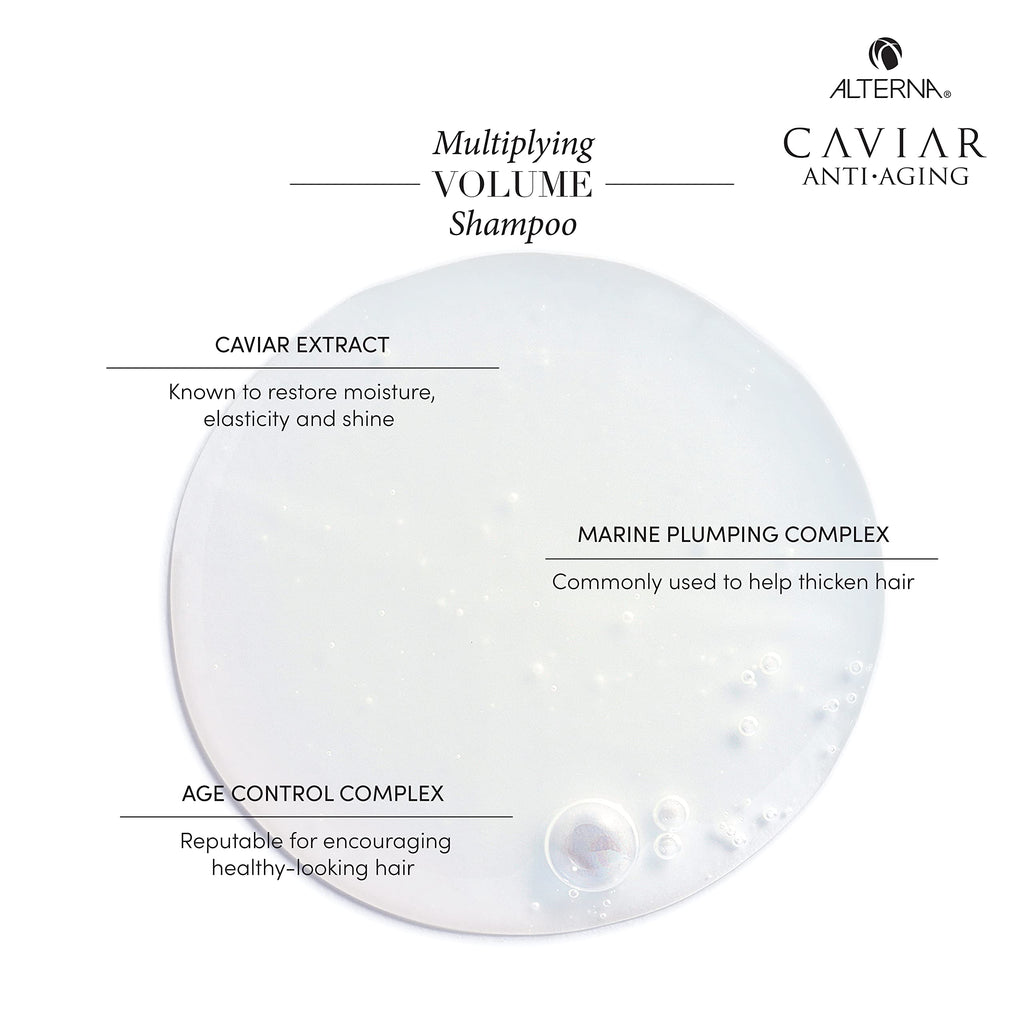 Alterna Caviar Anti-Aging Multiplying Volume Shampoo, 8.5 Fl Oz(Pack of 1)